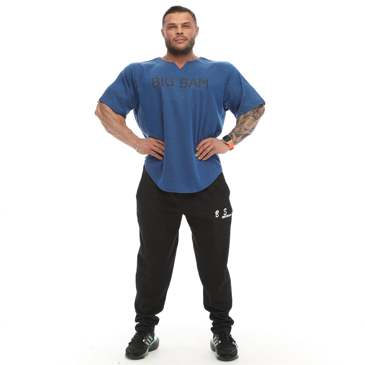 Mens Oversize Bodybuilding Rag Top Gym T-shirt