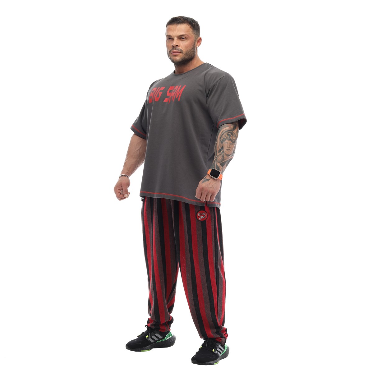 Mens Oversize Bodybuilding T-shirt Life Style Rag Top