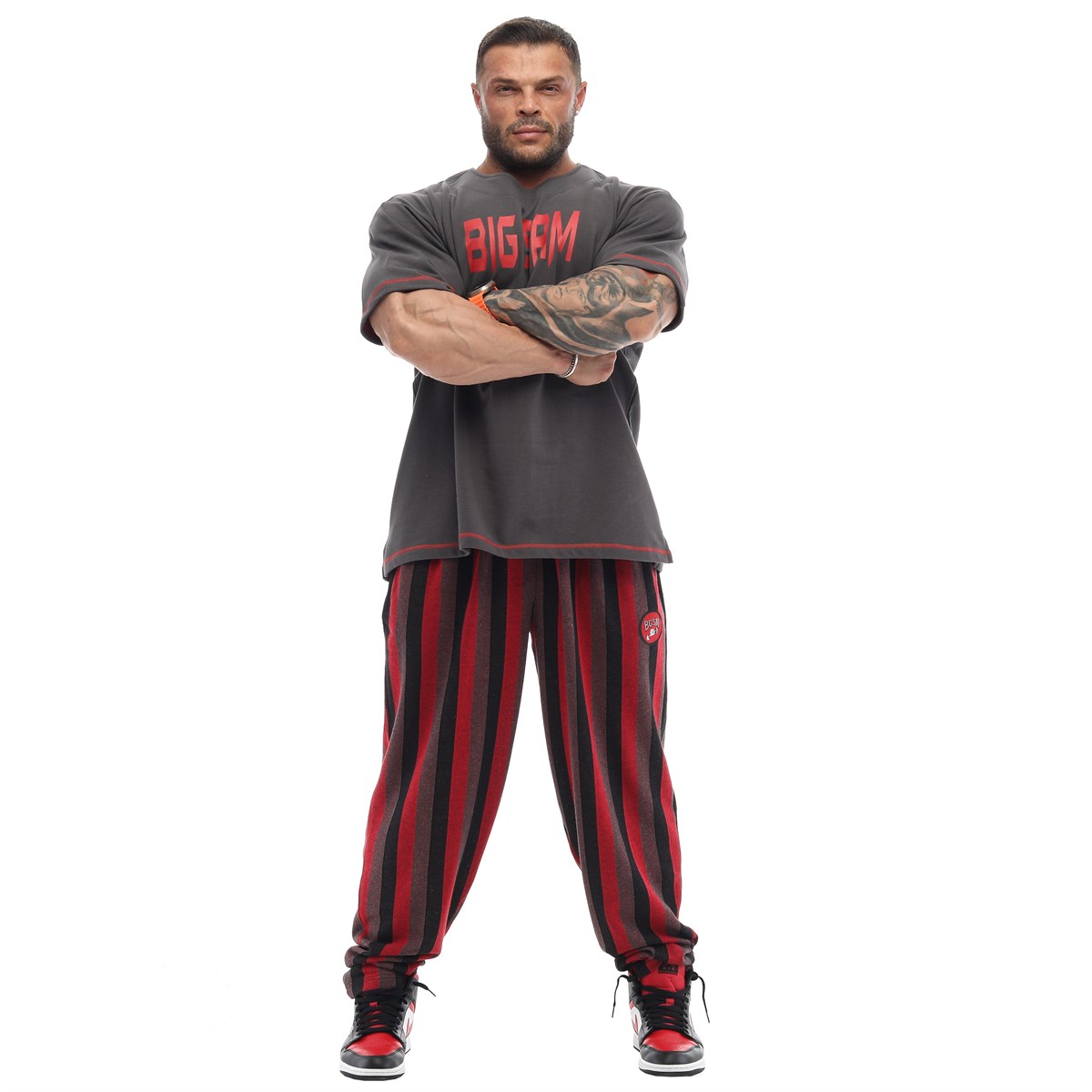 Mens Oversize Bodybuilding T-shirt Life Style Rag Top
