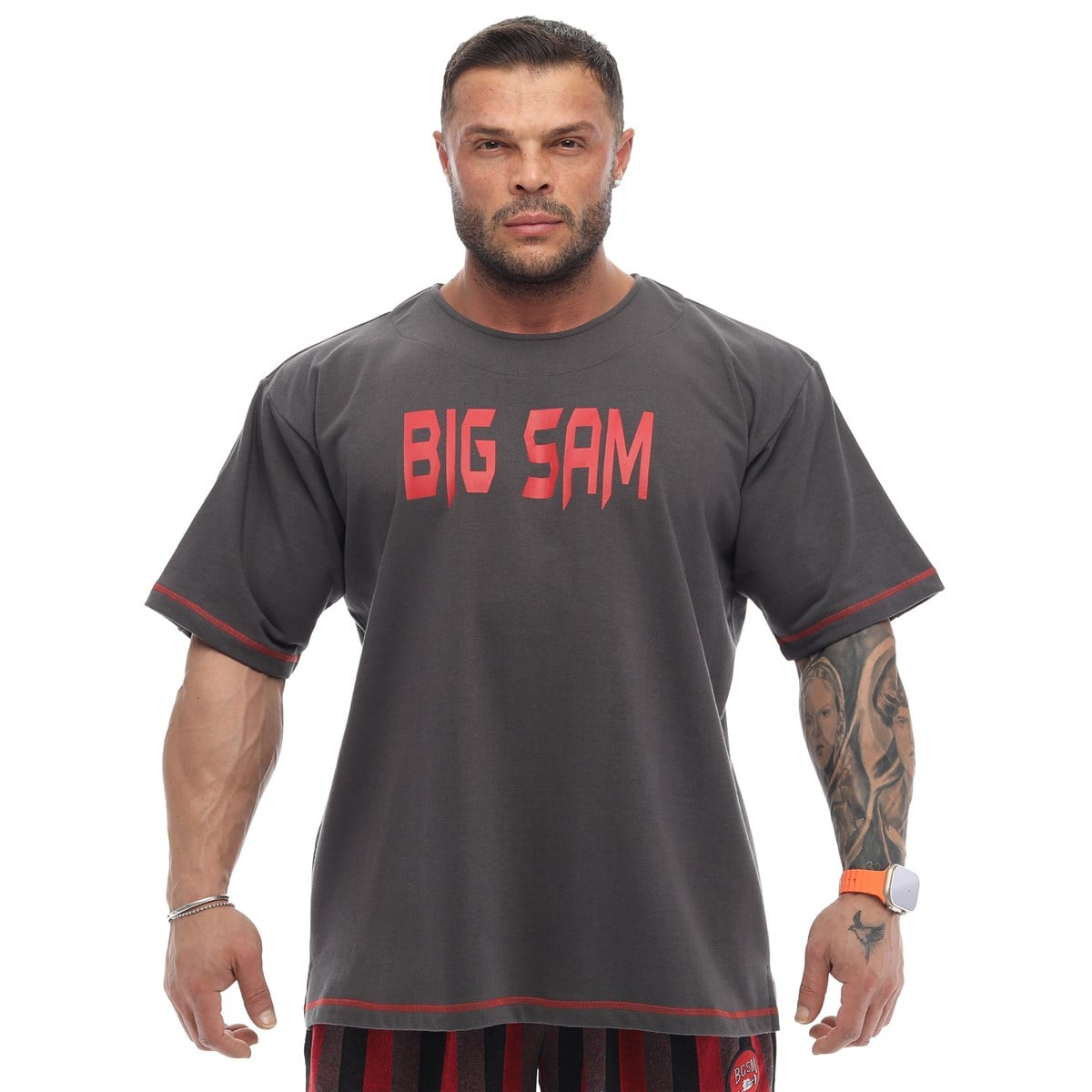Mens Oversize Bodybuilding T-shirt Life Style Rag Top