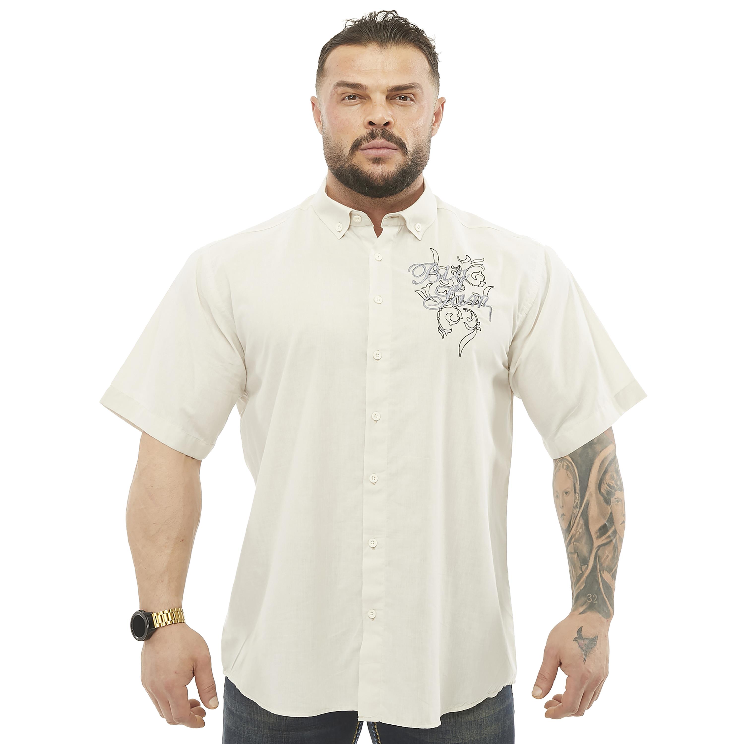 Mens Oversize Cotton Short Sleeve Shirt