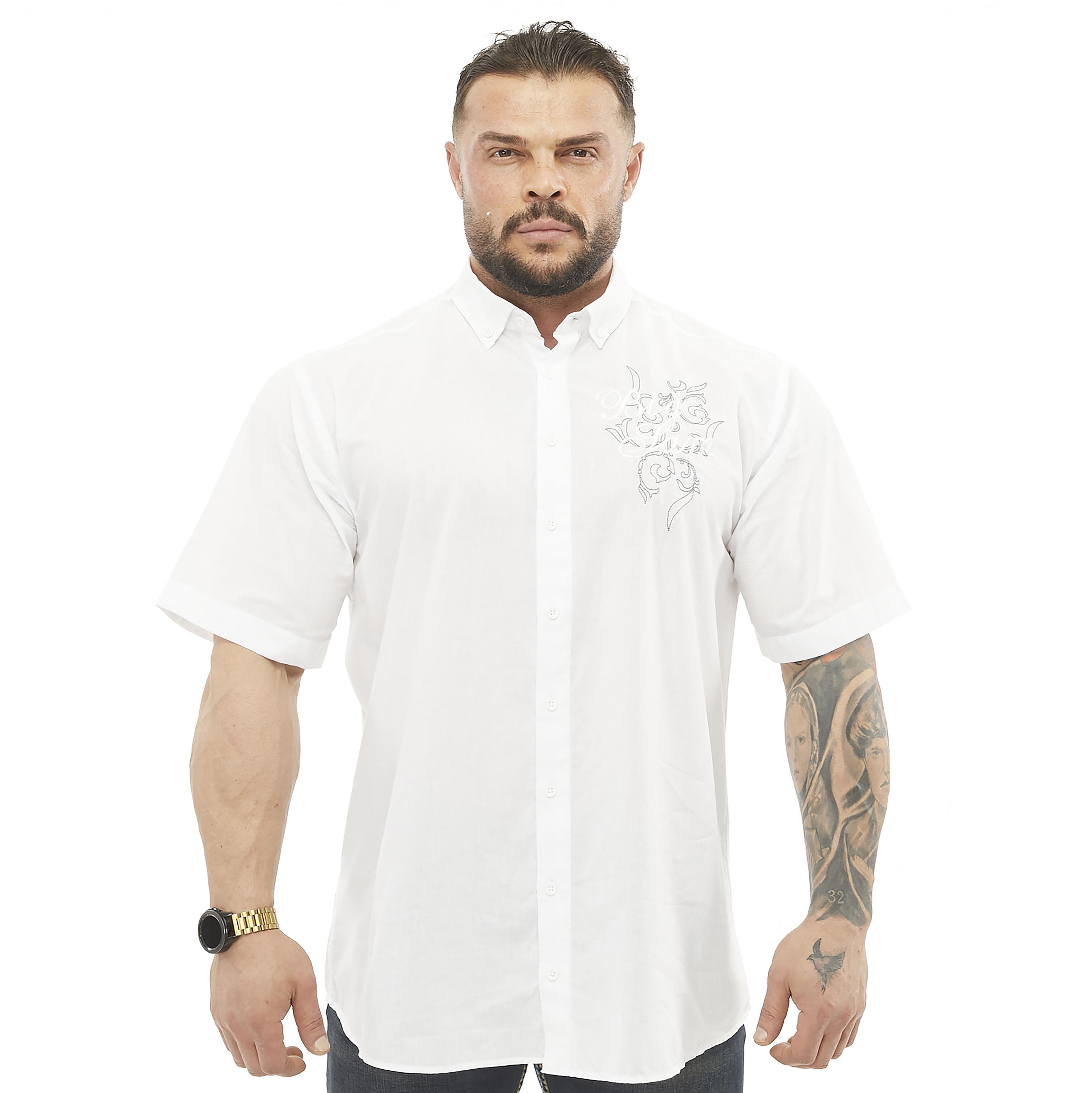 Mens Oversize Cotton Short Sleeve Shirt