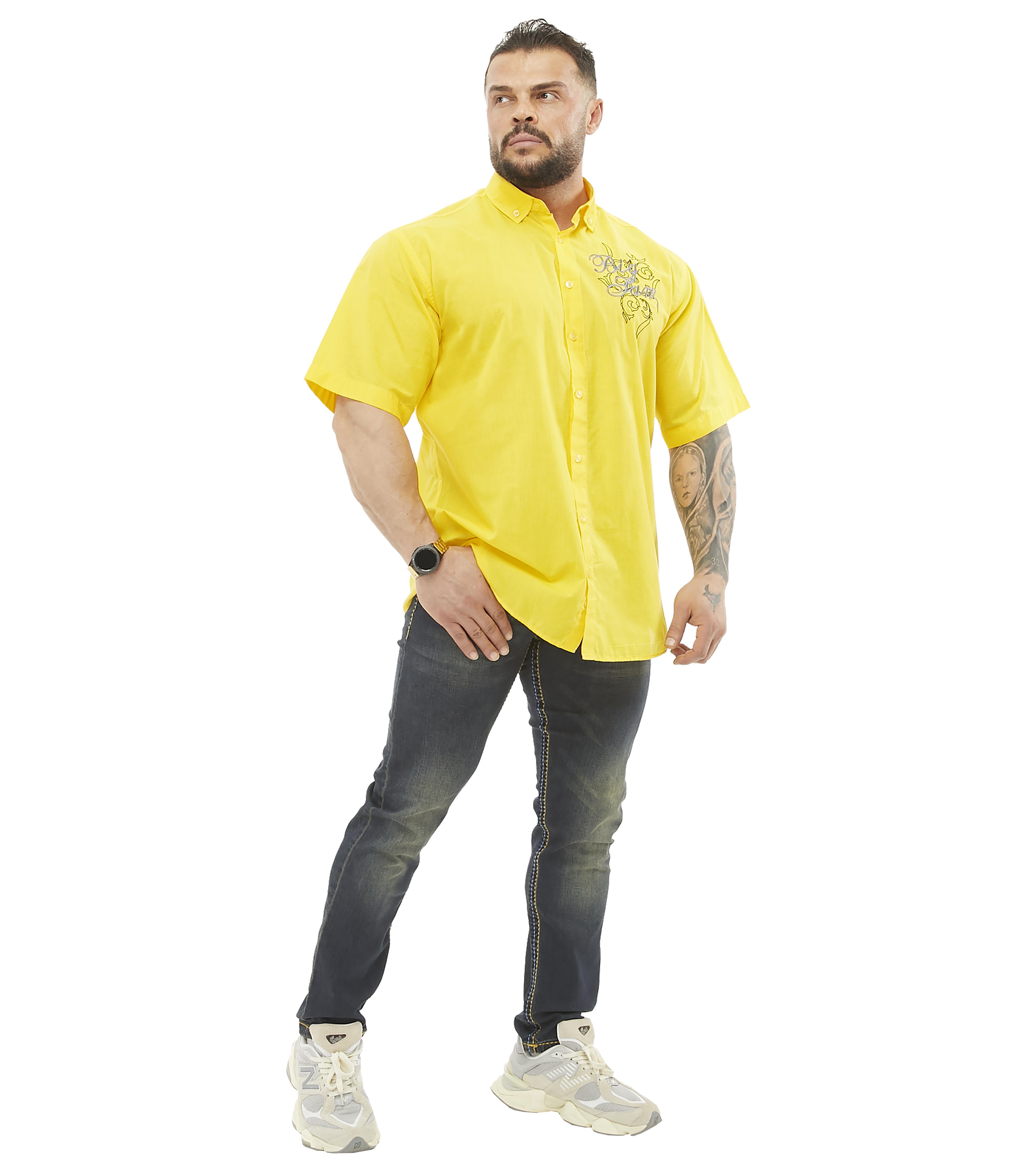 Mens Oversize Cotton Short Sleeve Shirt