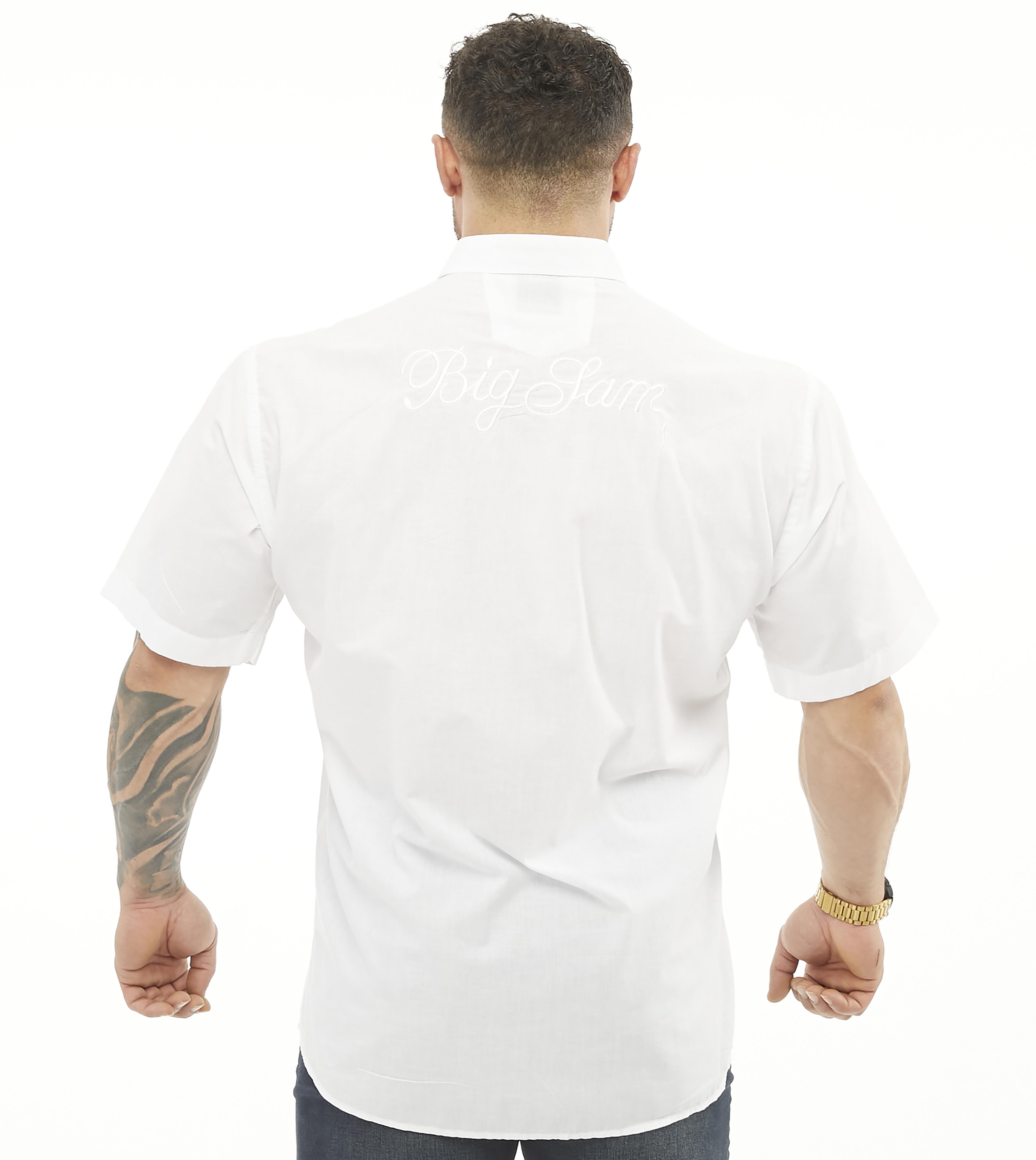 Mens Oversize Cotton Short Sleeve Shirt