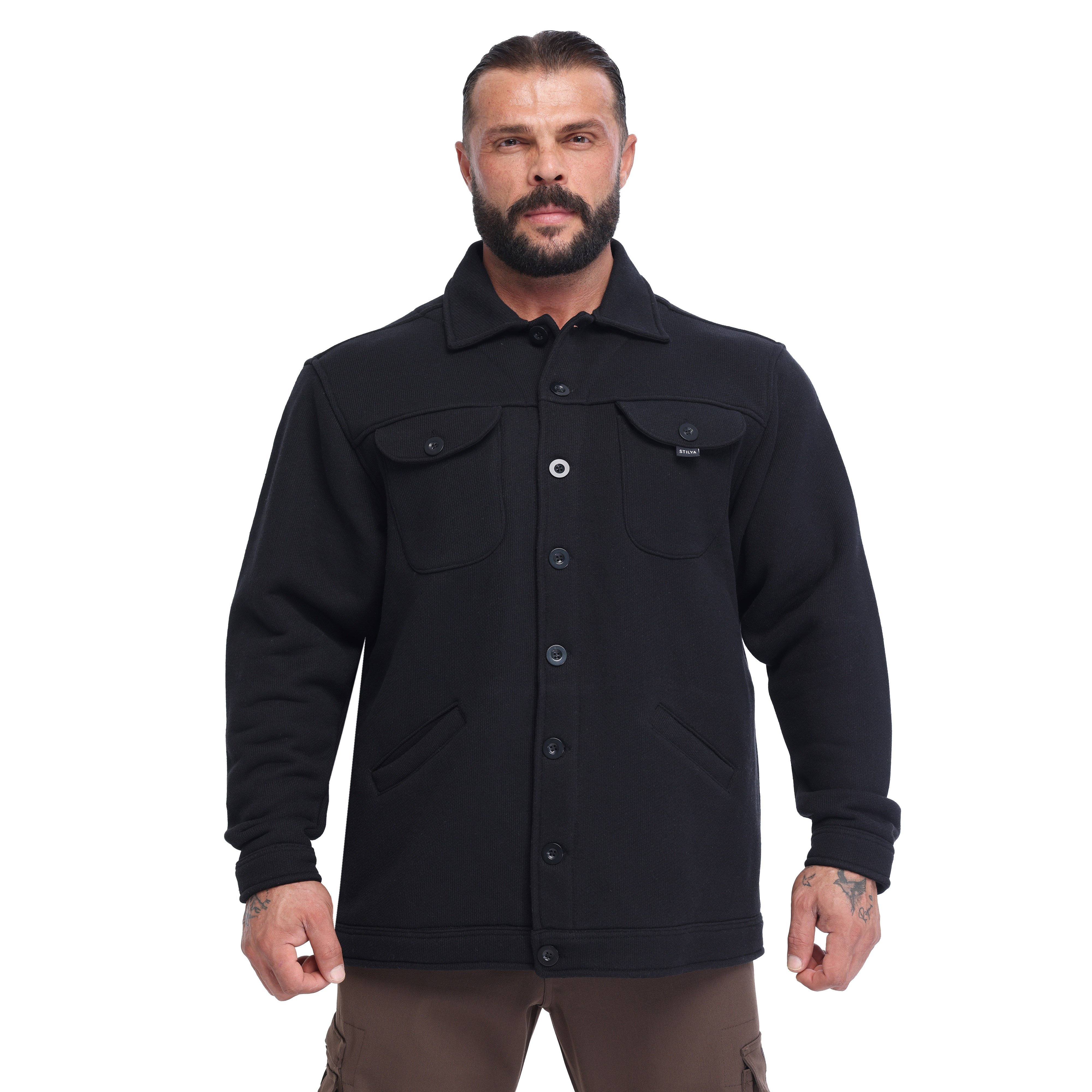 Mens Heavyweight Oversized Shirt Jacket