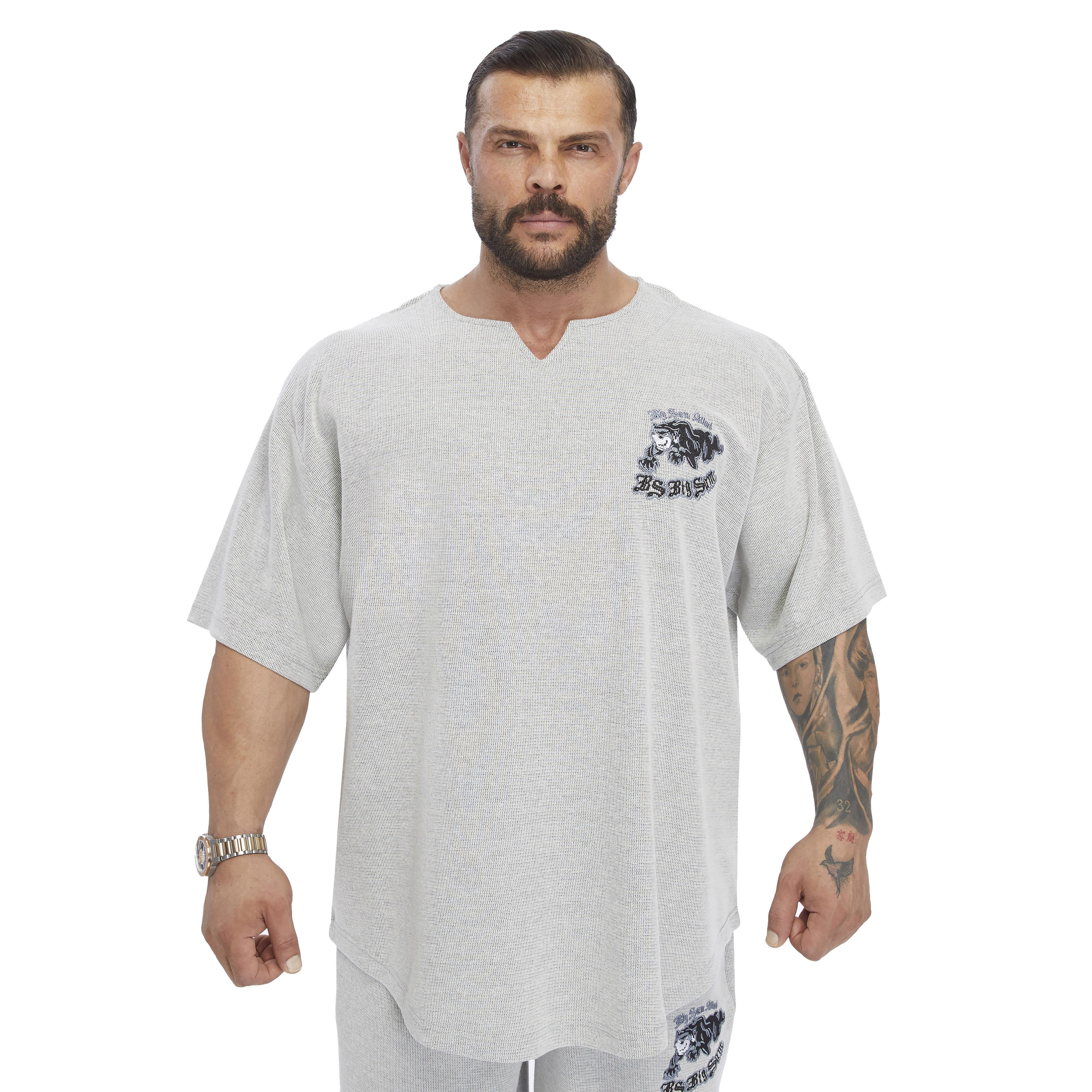 Mens Oversize Embroidered Cotton Rag Top T-shirt
