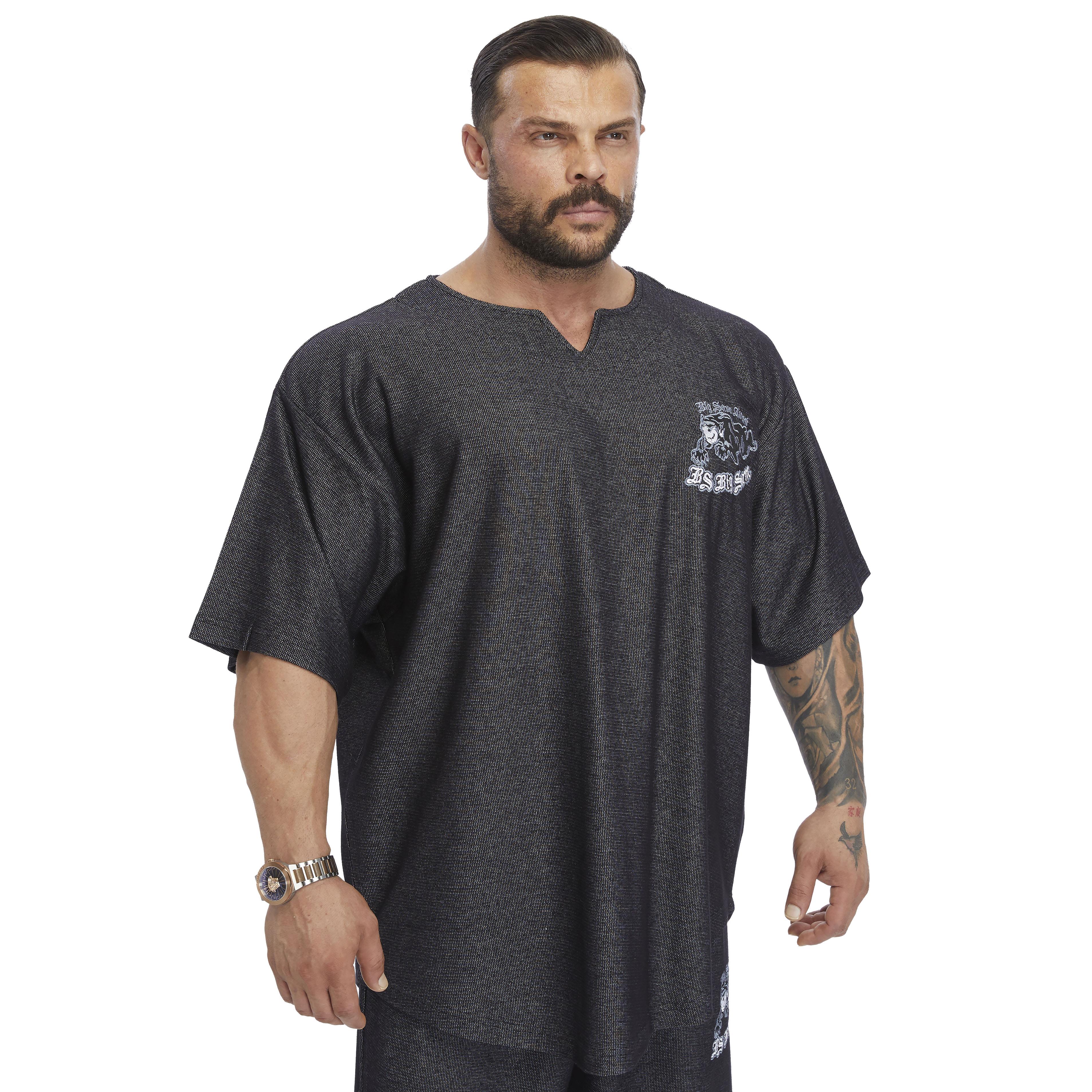 Mens Oversize Embroidered Cotton Rag Top T-shirt