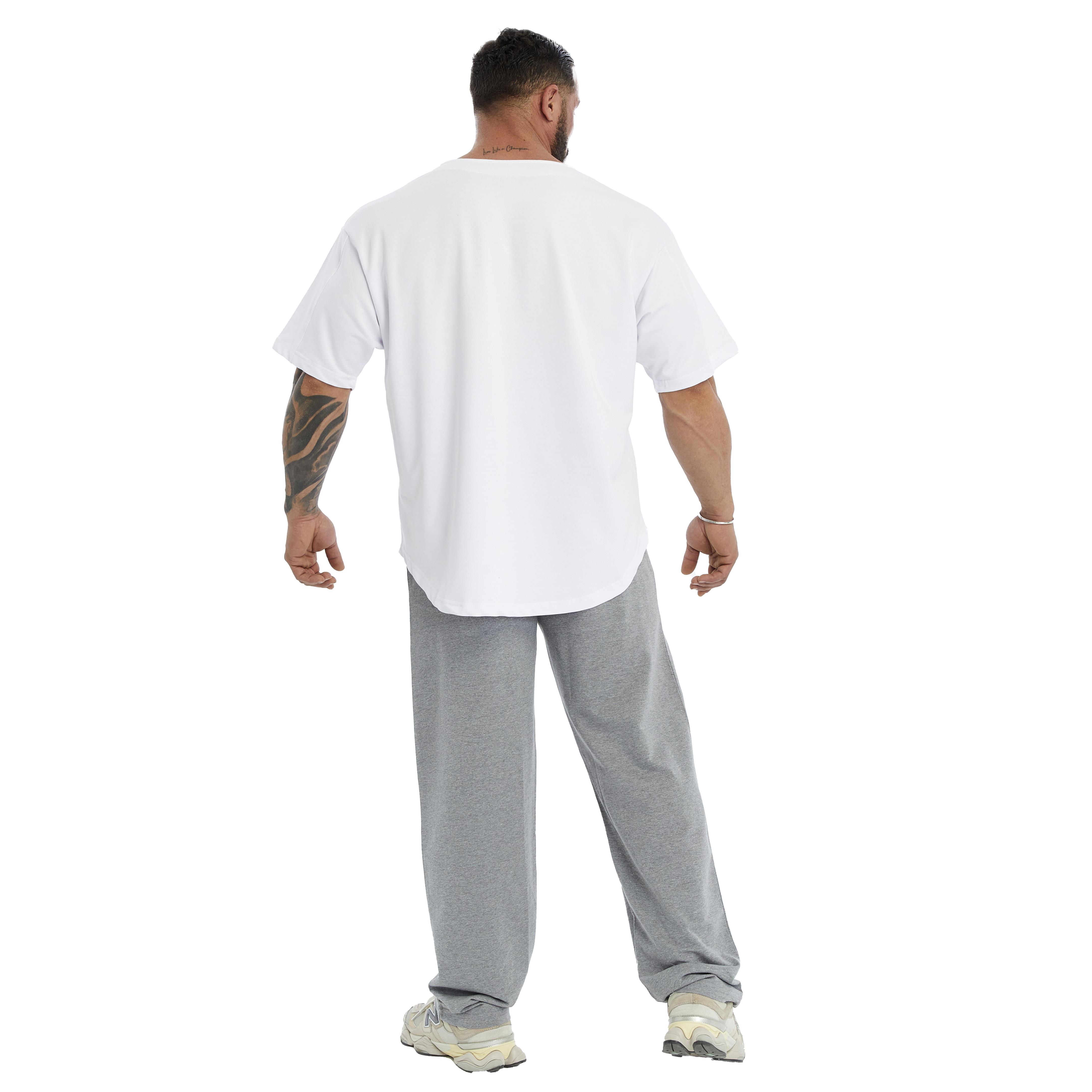 Mens Oversize Embroidered Rag Top T-shirt