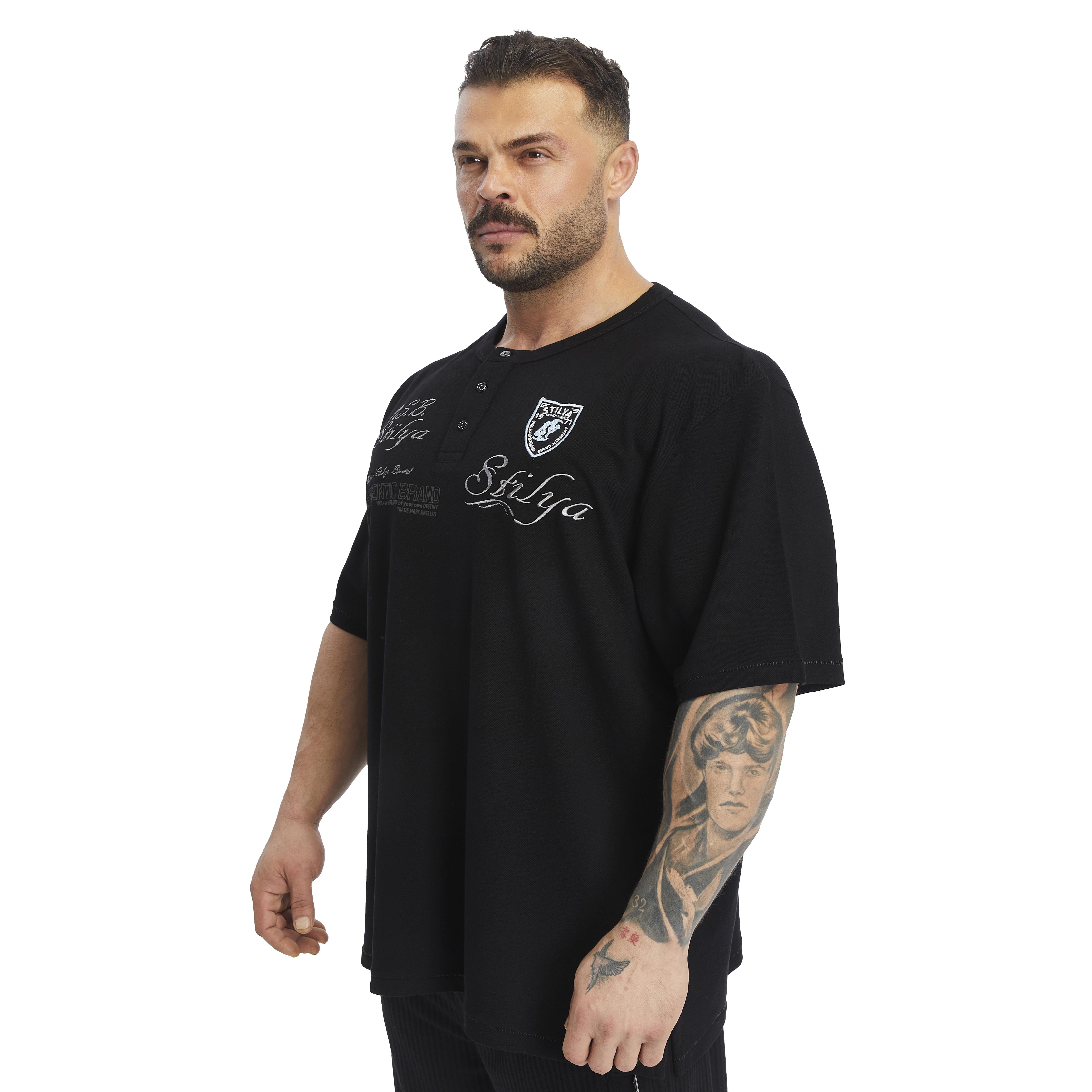 Mens Oversize Embroidered T-shirt