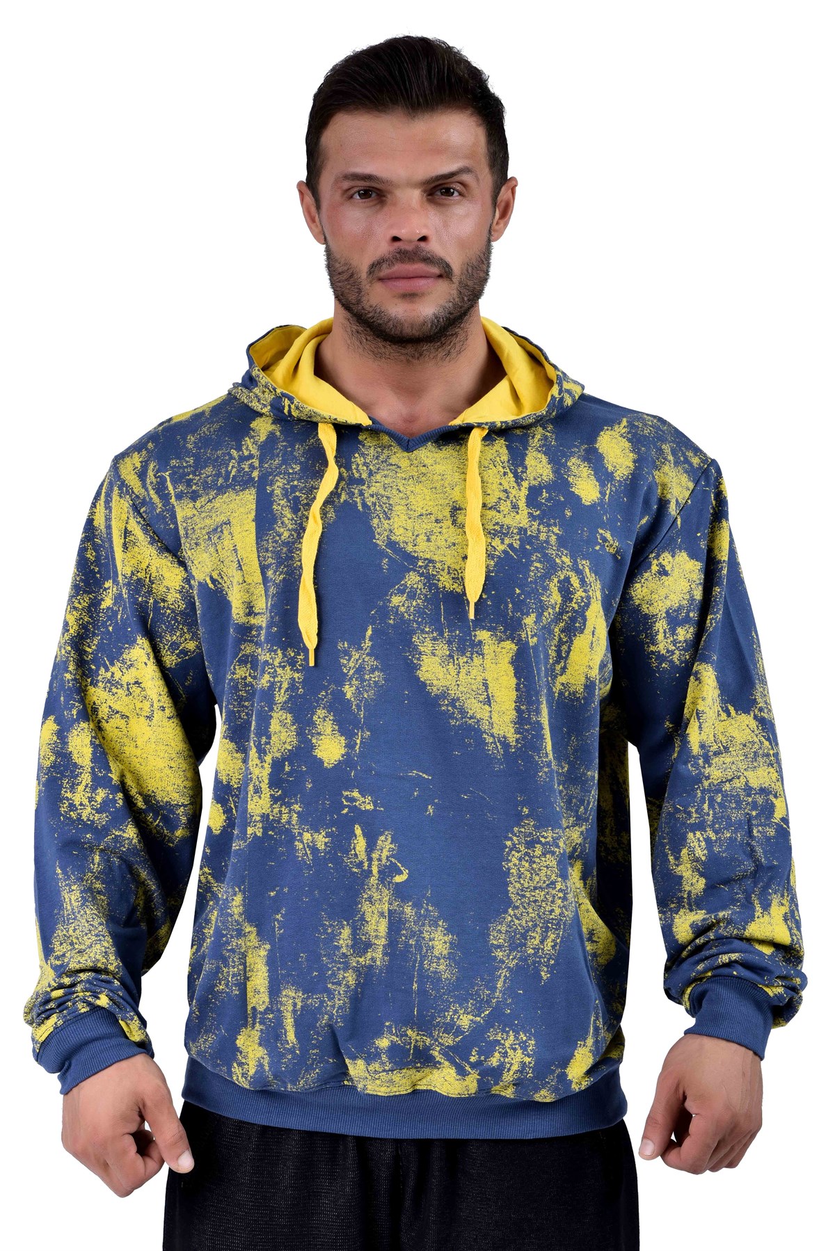 Mens Oversize Hooded Long Sleeve