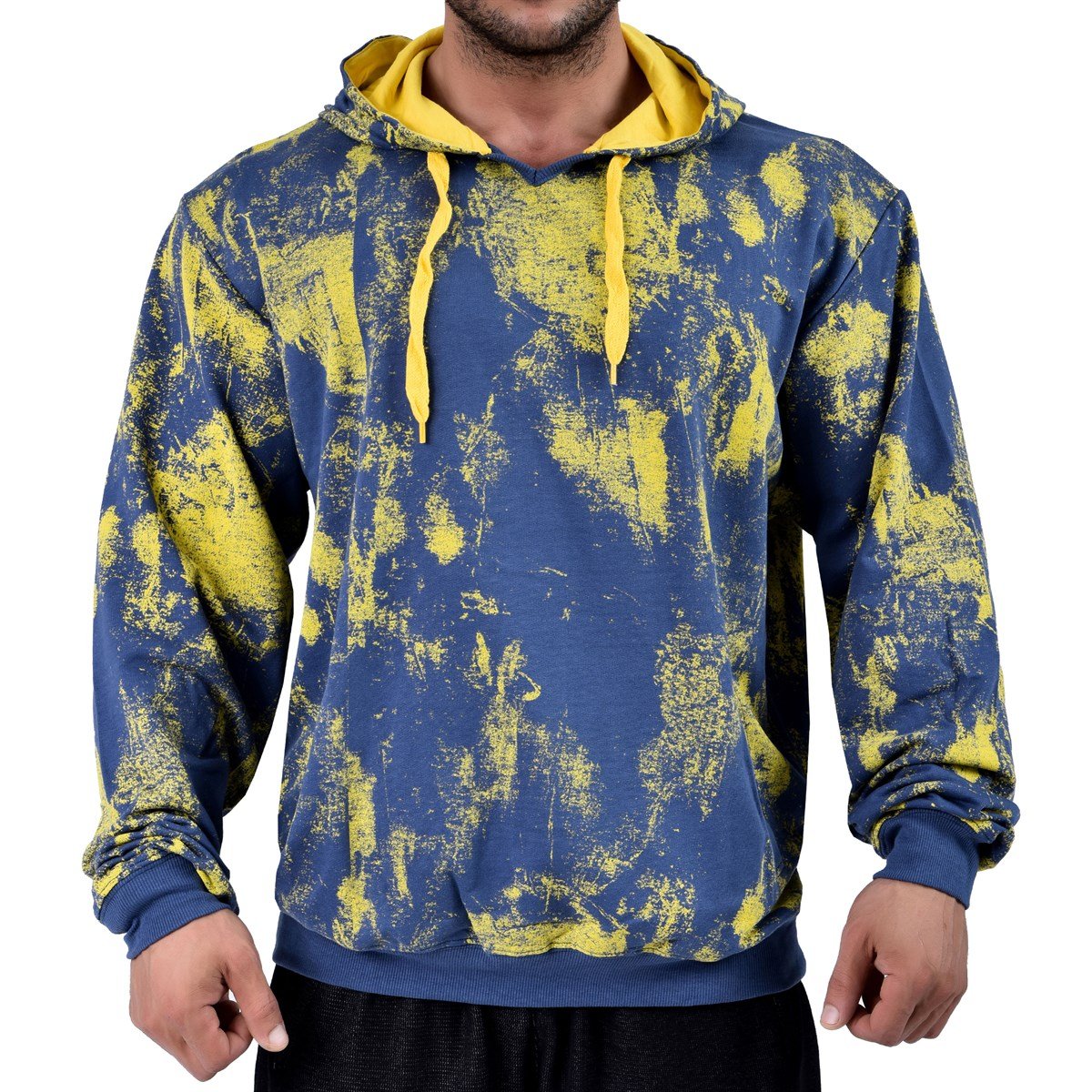 Mens Oversize Hooded Long Sleeve