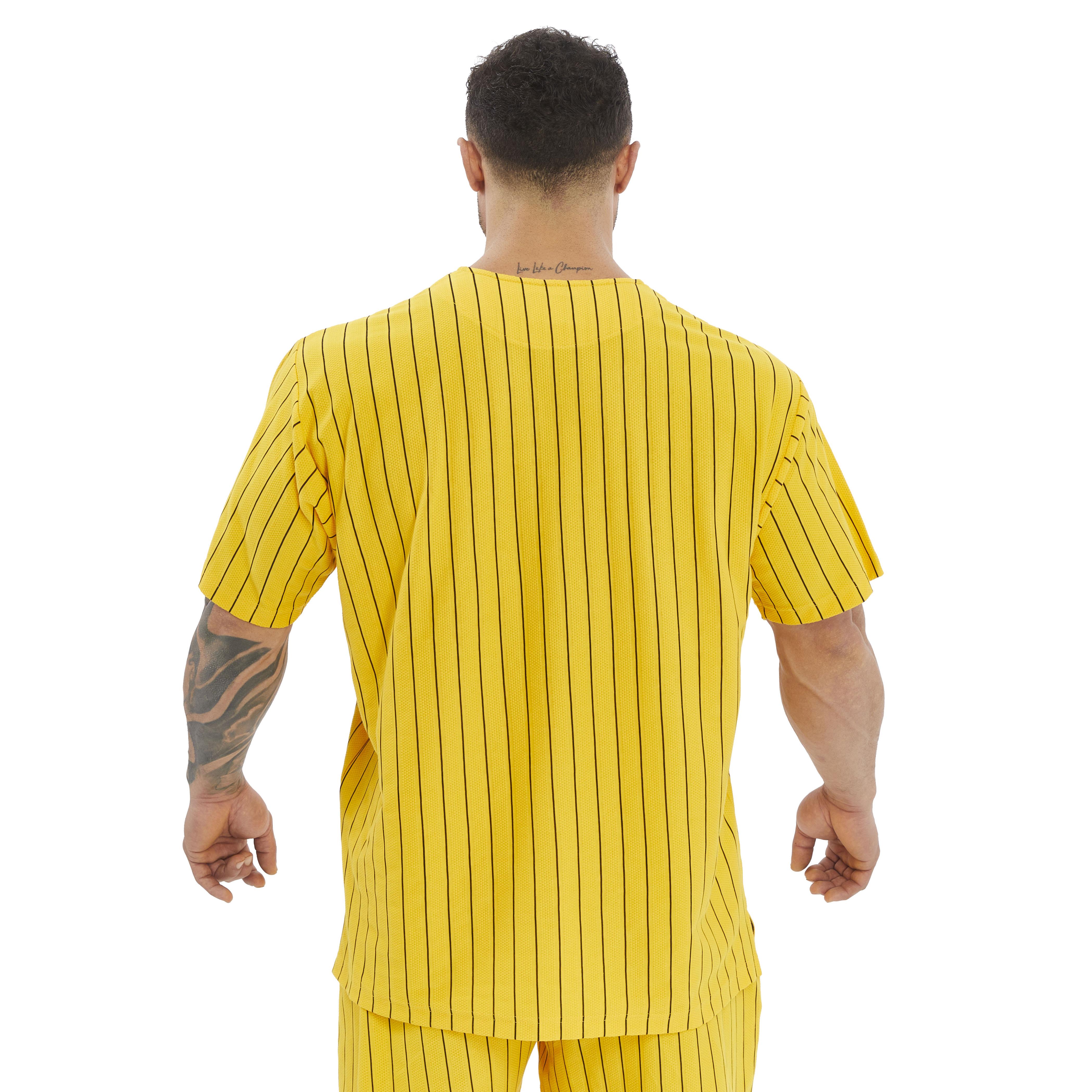 Mens Oversize Lace Up Cotton T-shirt