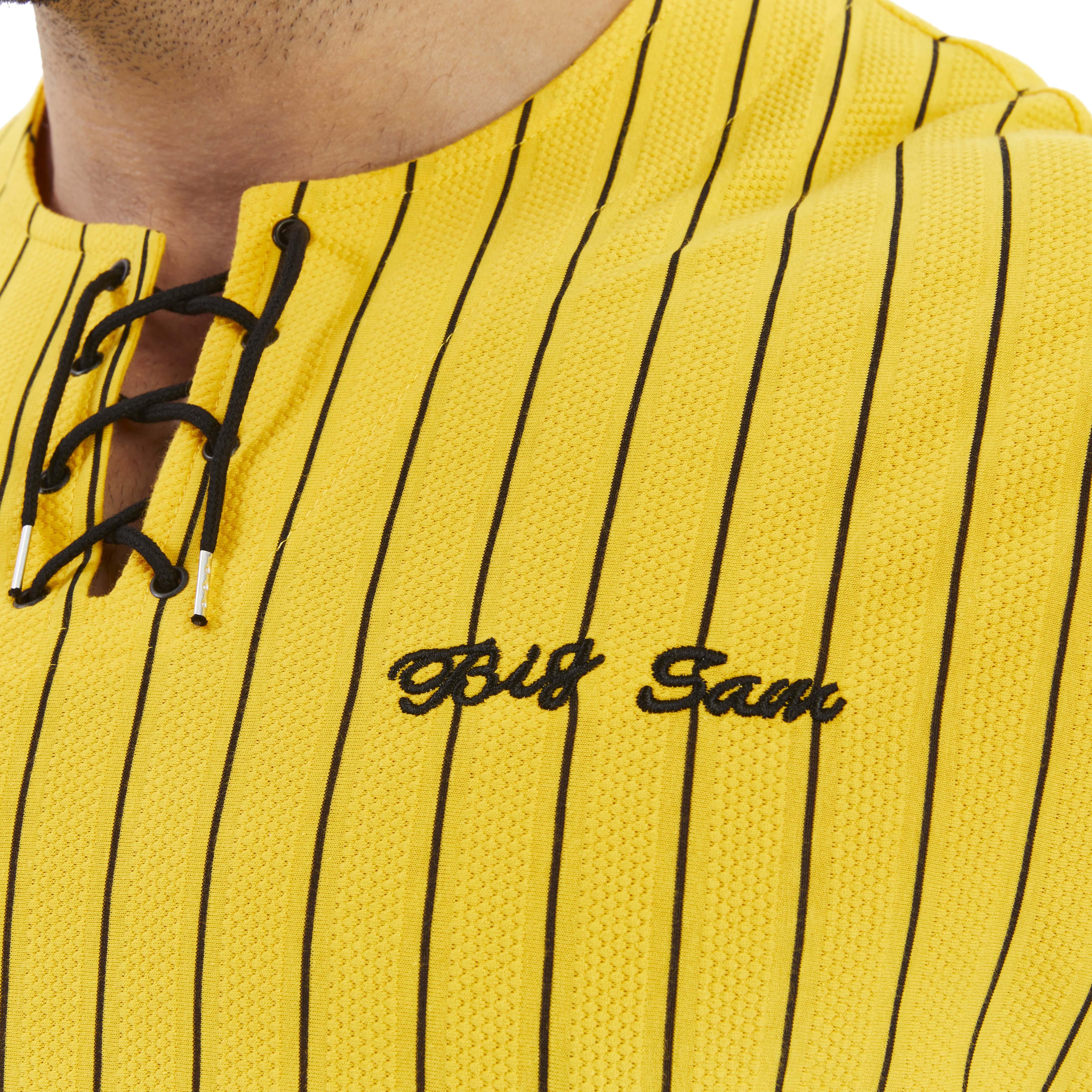 Mens Oversize Lace Up Cotton T-shirt