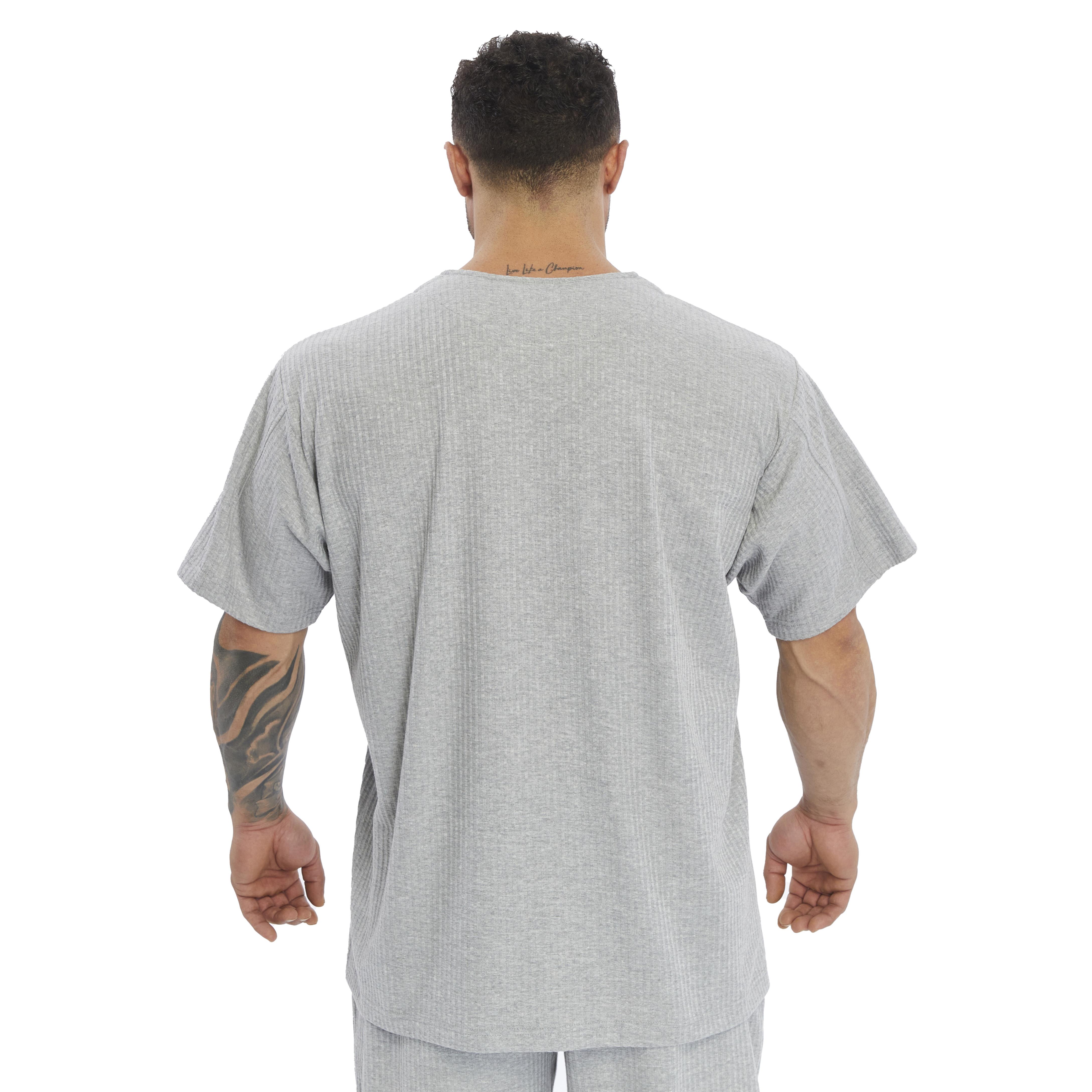 Mens Oversize Lace Up Cotton T-shirt