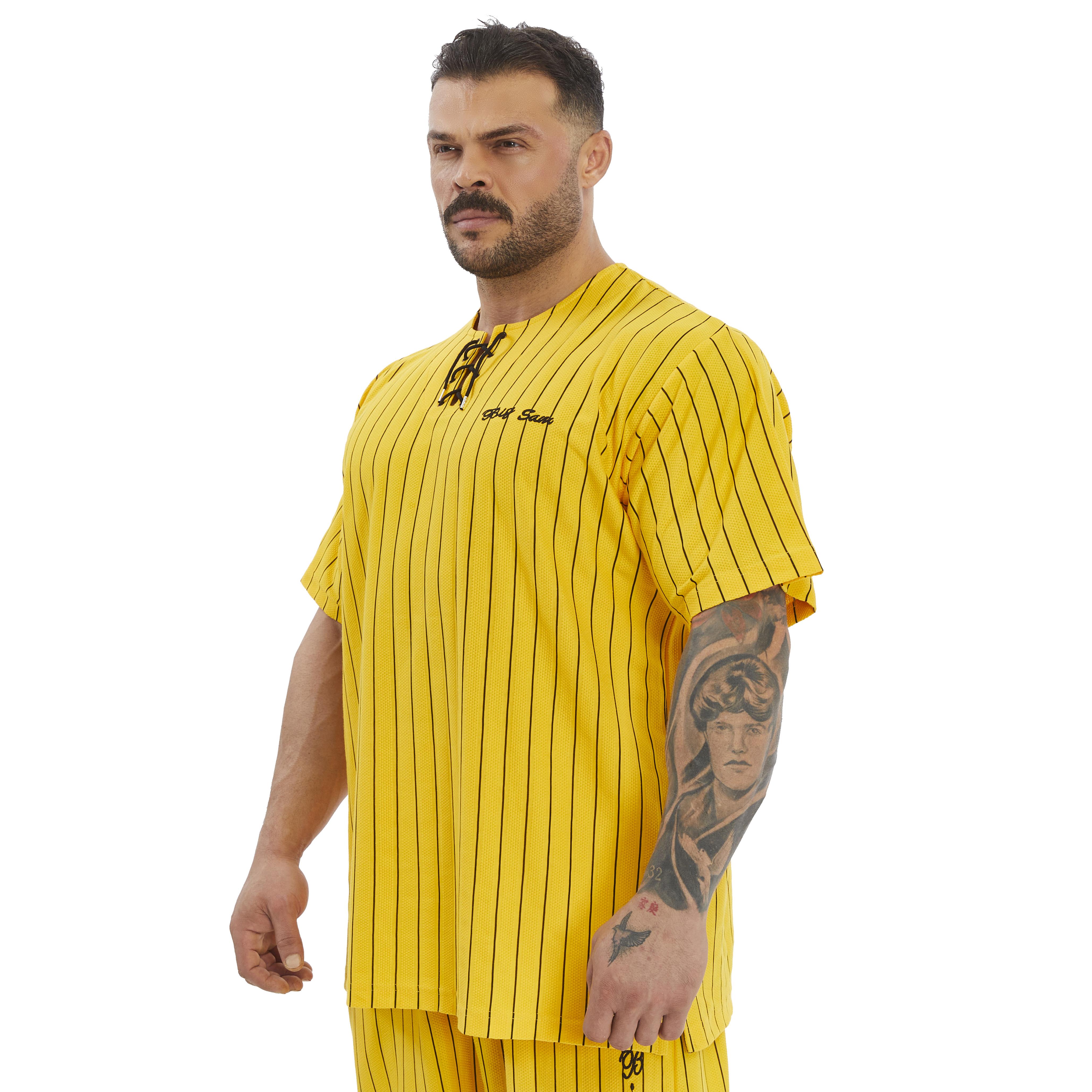 Mens Oversize Lace Up Cotton T-shirt