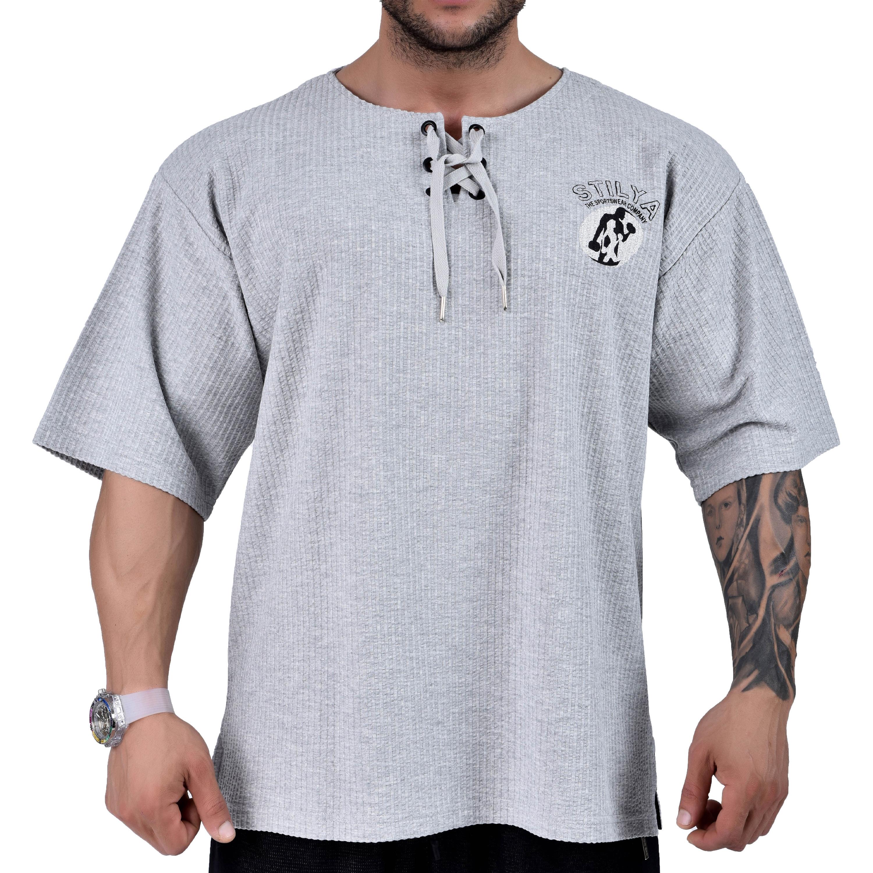 Mens Oversize Lace Up T-shirt