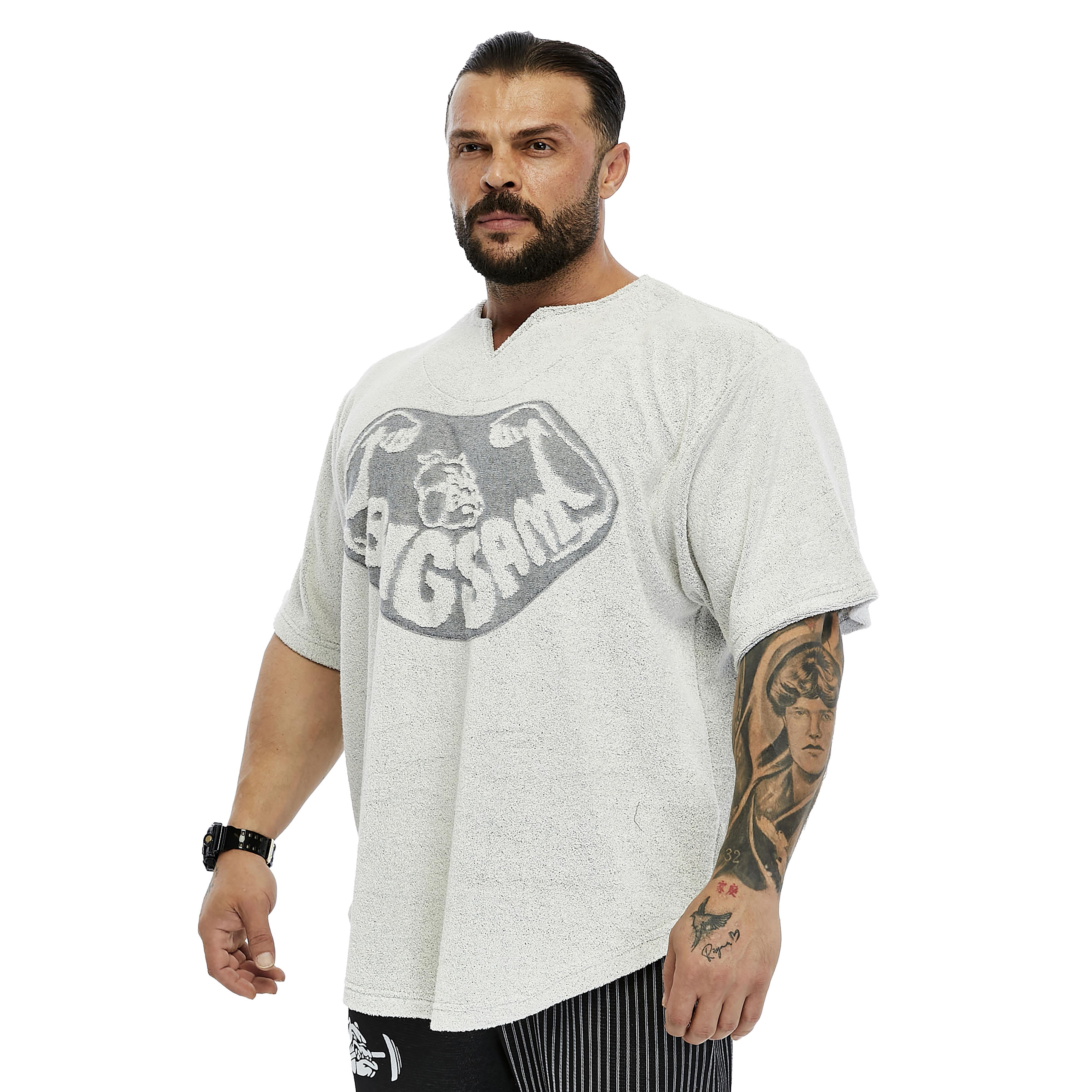 Mens Oversize Natural, Heavy Rag Top T-shirt