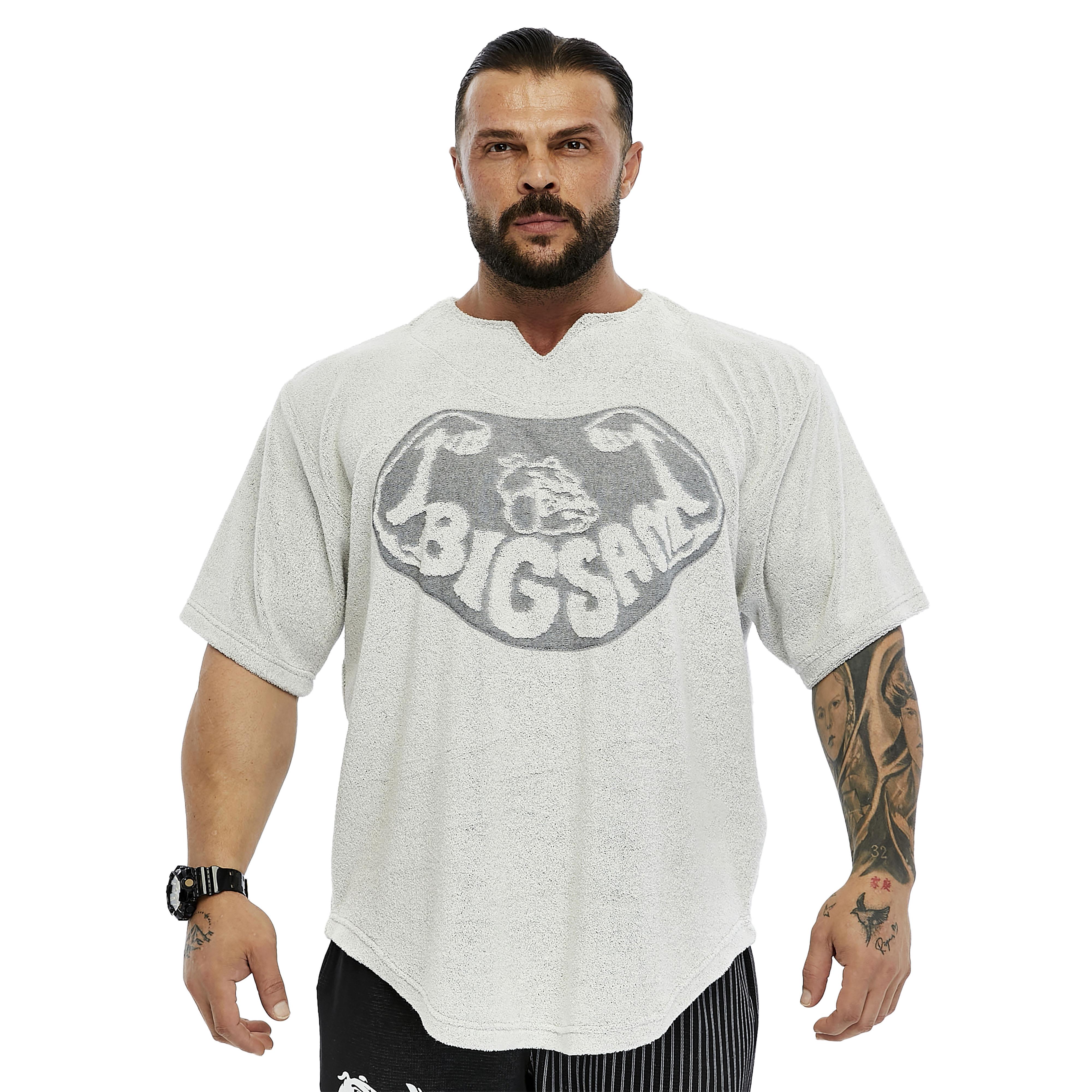Mens Oversize Natural, Heavy Rag Top T-shirt