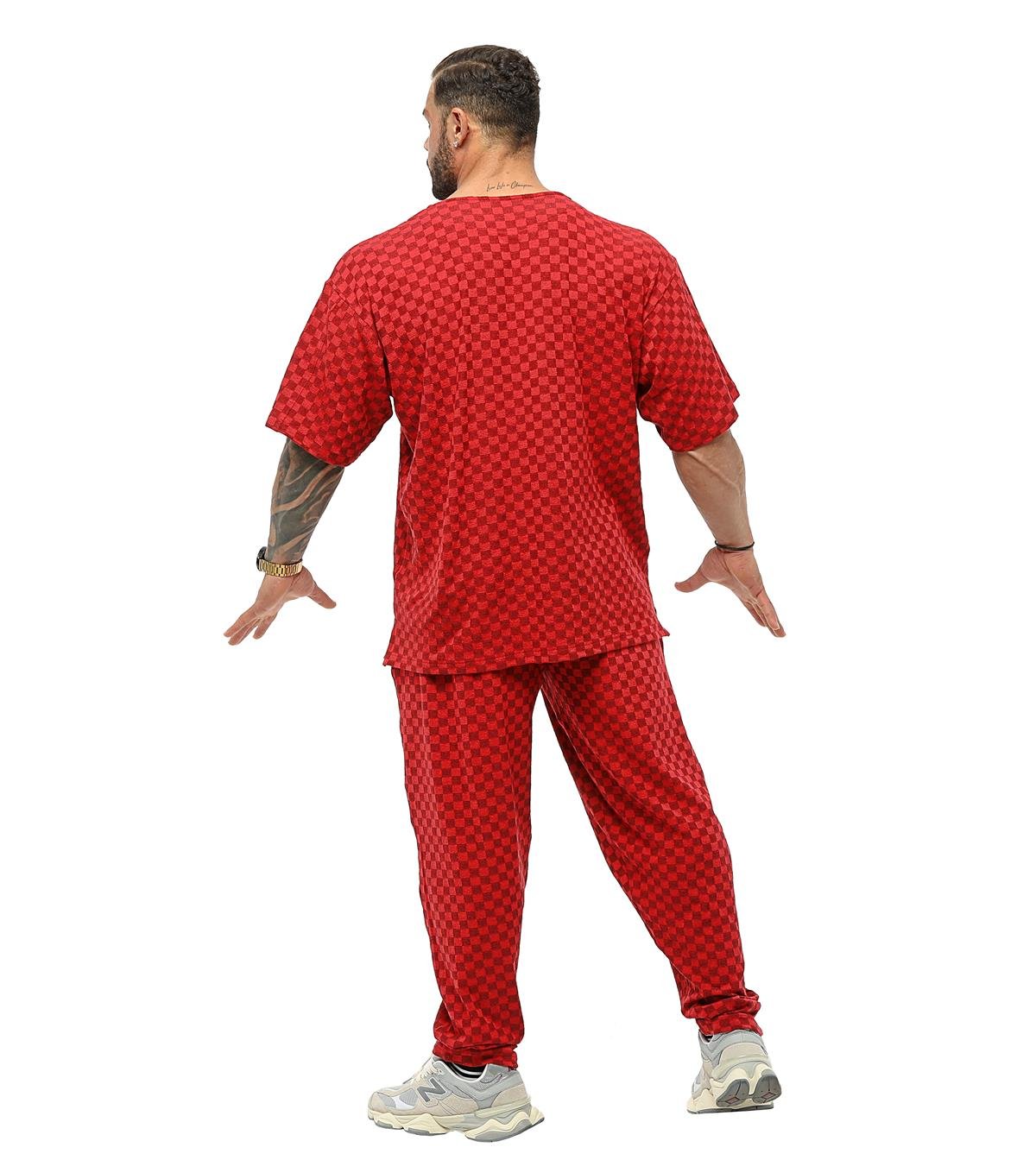 Mens Oversize Plaid Rag Top