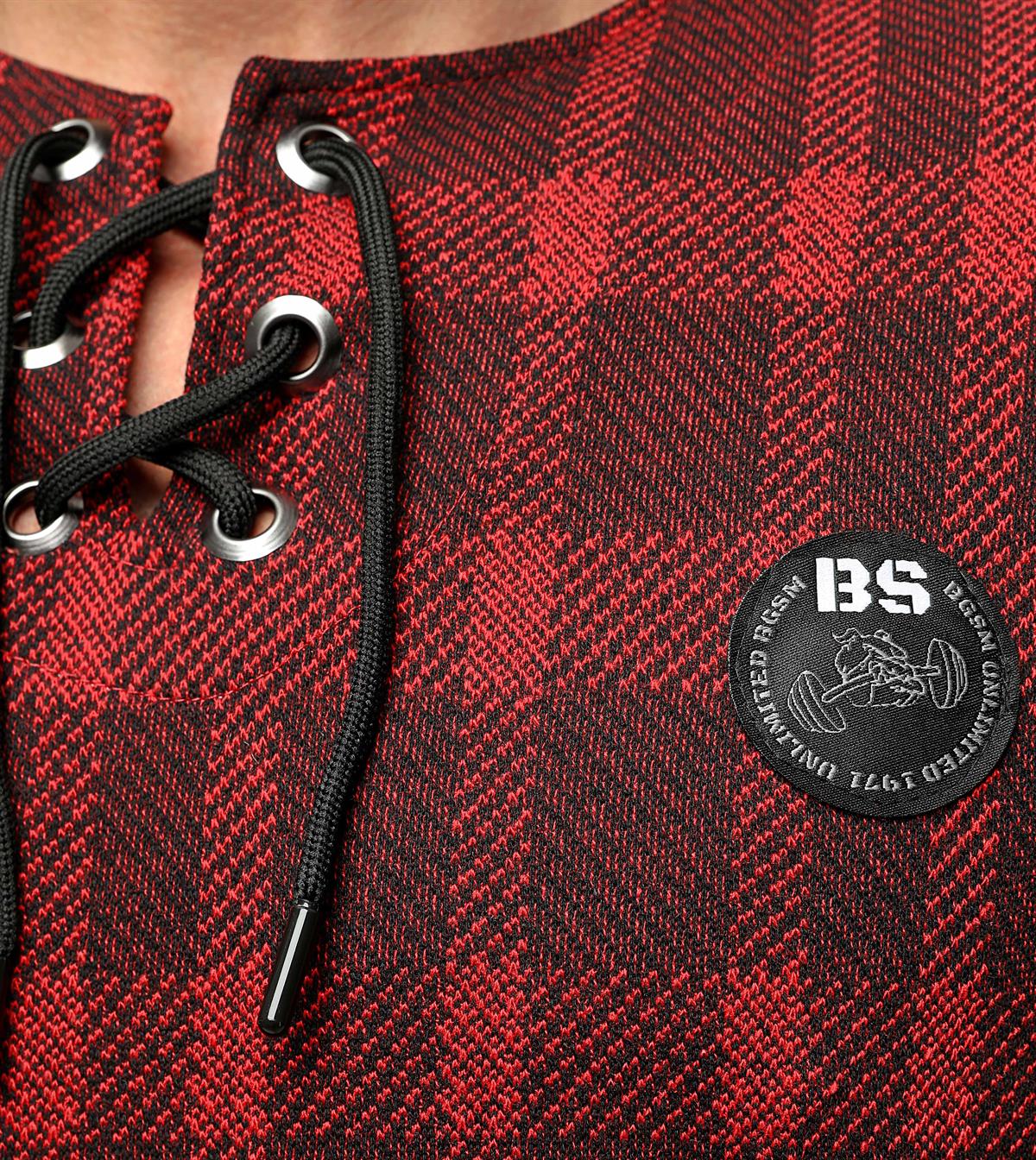 Mens Oversize Plaid Sweatshirt