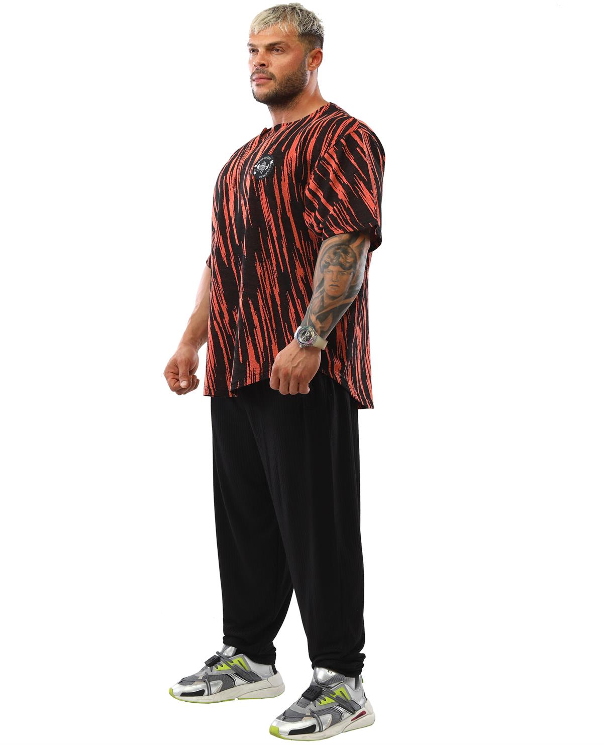 Mens Oversize Rag Top Gym T-shirt