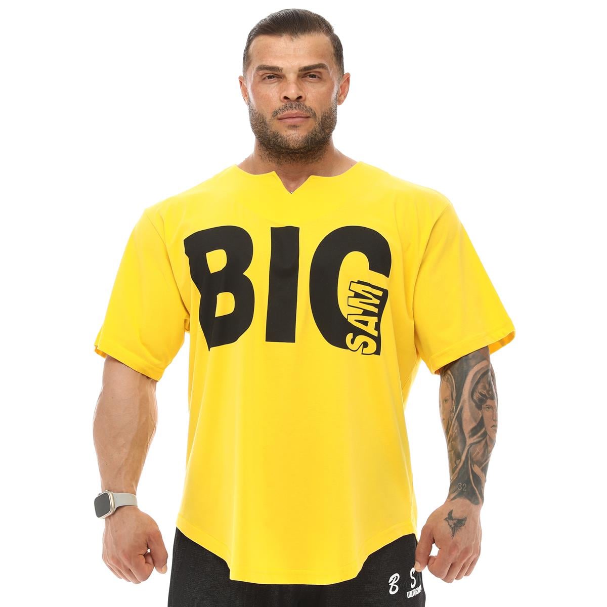 Mens Oversize Rag Top Gym T-shirt
