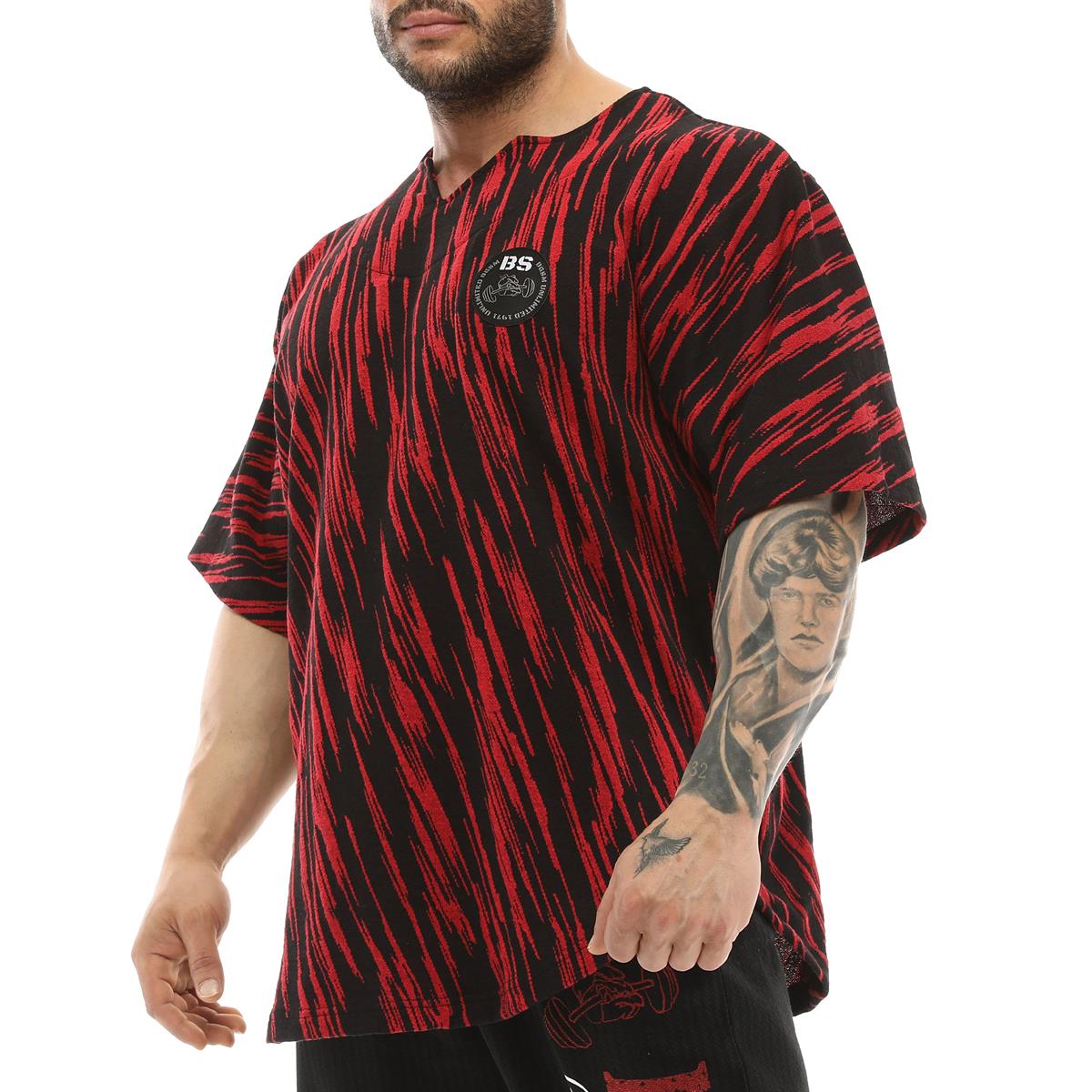 Mens Oversize Rag Top Gym T-shirt