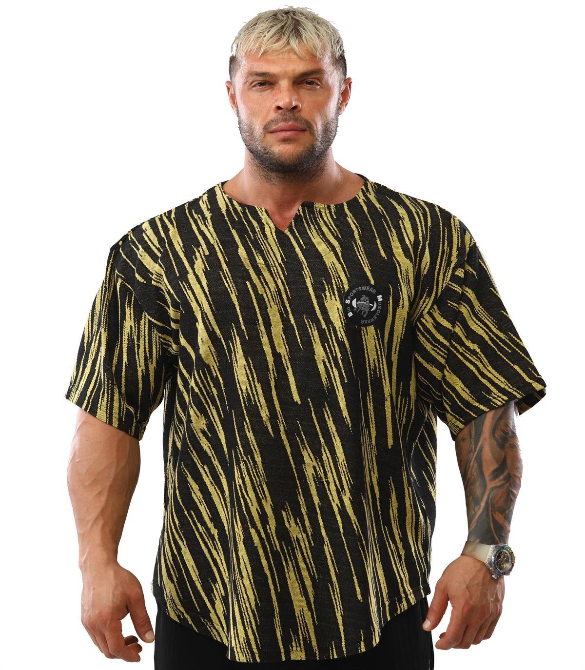 Mens Oversize Rag Top Gym T-shirt