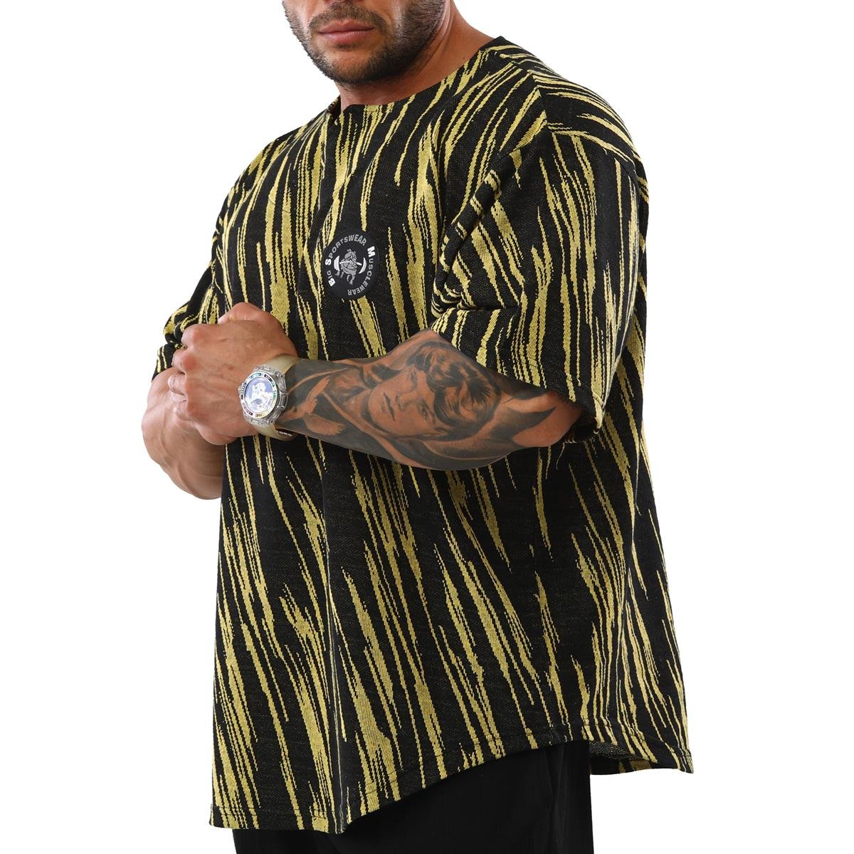 Mens Oversize Rag Top Gym T-shirt