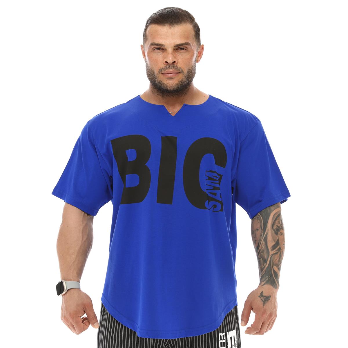 Mens Oversize Rag Top Gym T-shirt