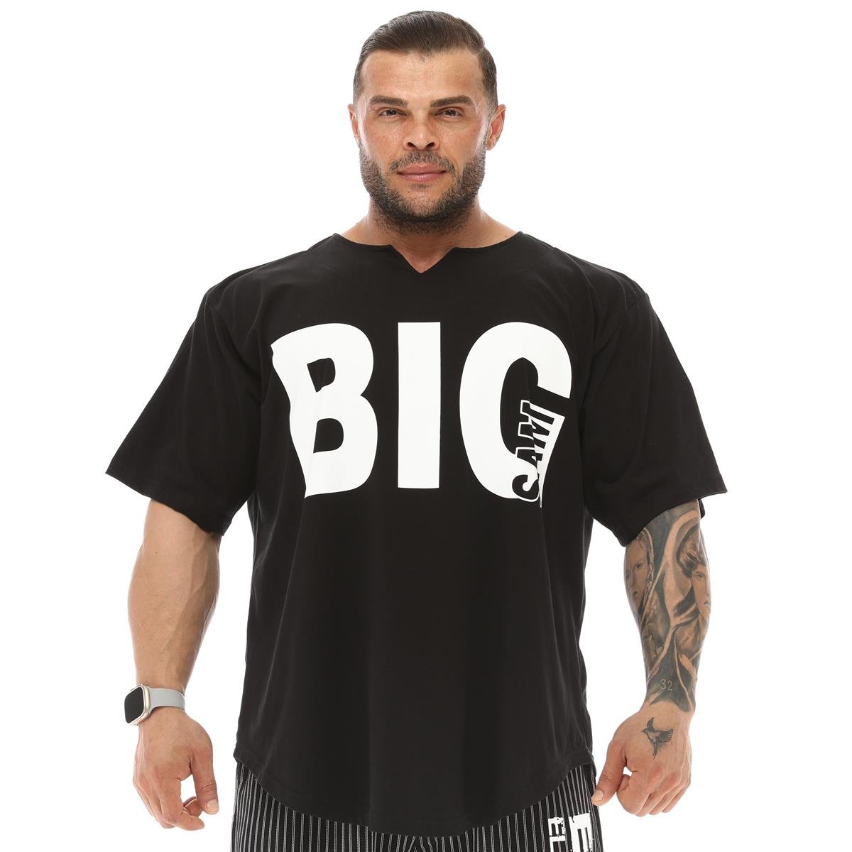 Mens Oversize Rag Top Gym T-shirt