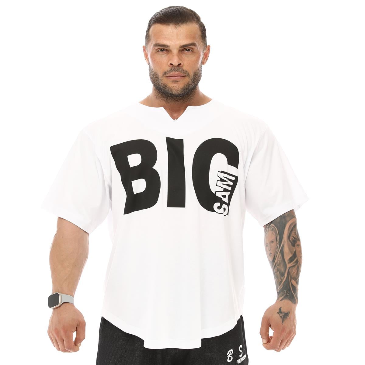Mens Oversize Rag Top Gym T-shirt