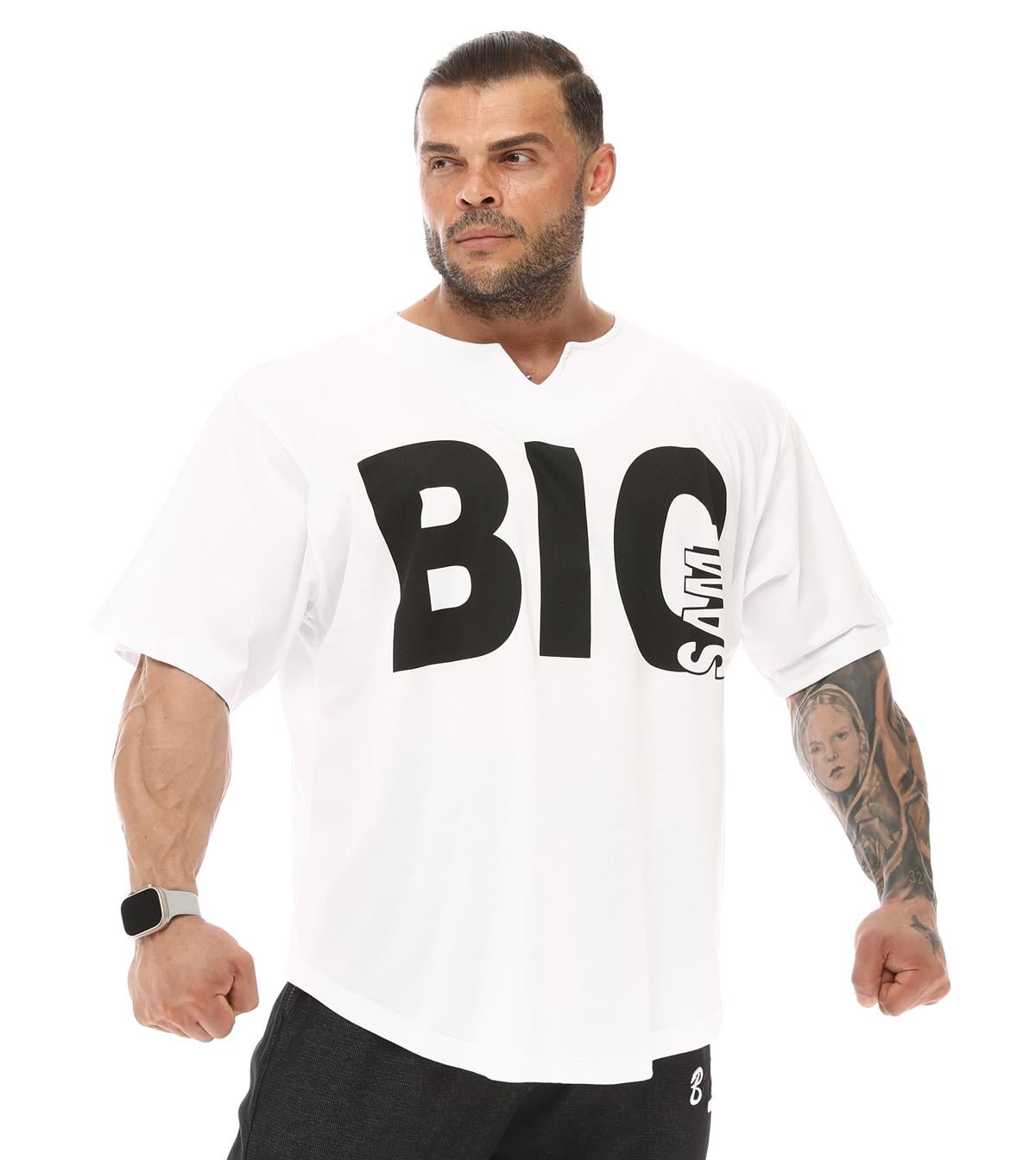 Mens Oversize Rag Top Gym T-shirt