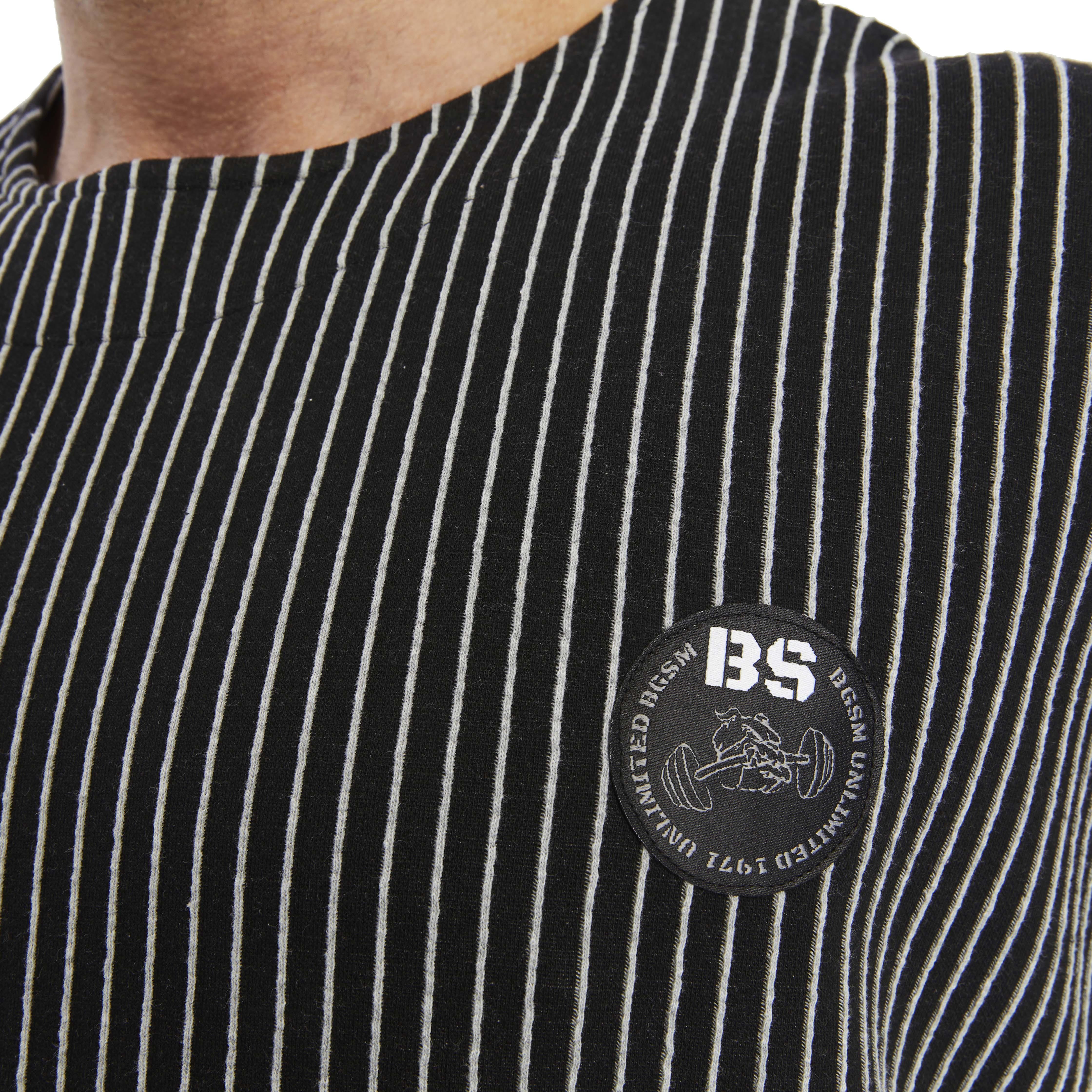 Mens Oversize Rag Top T-shirt Textured Fabric