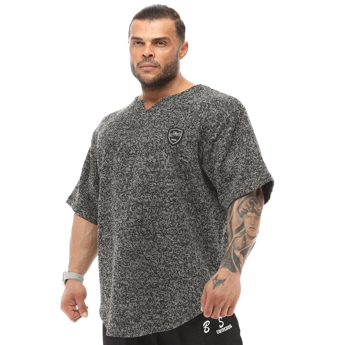 Mens Oversize Rag Top Thick Fabric T-shirt