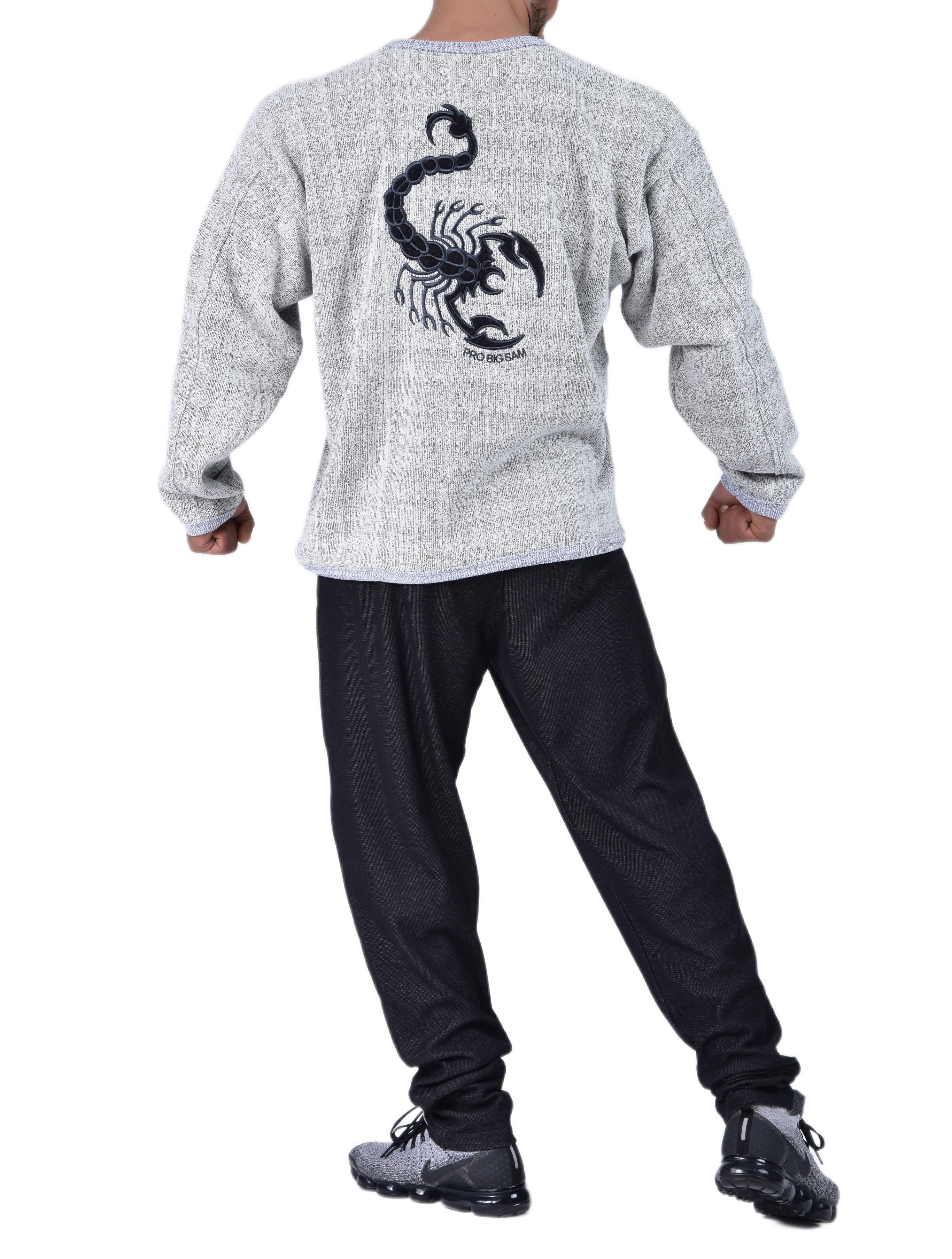 Mens Oversize Scorpion Cotton Sweatshirt