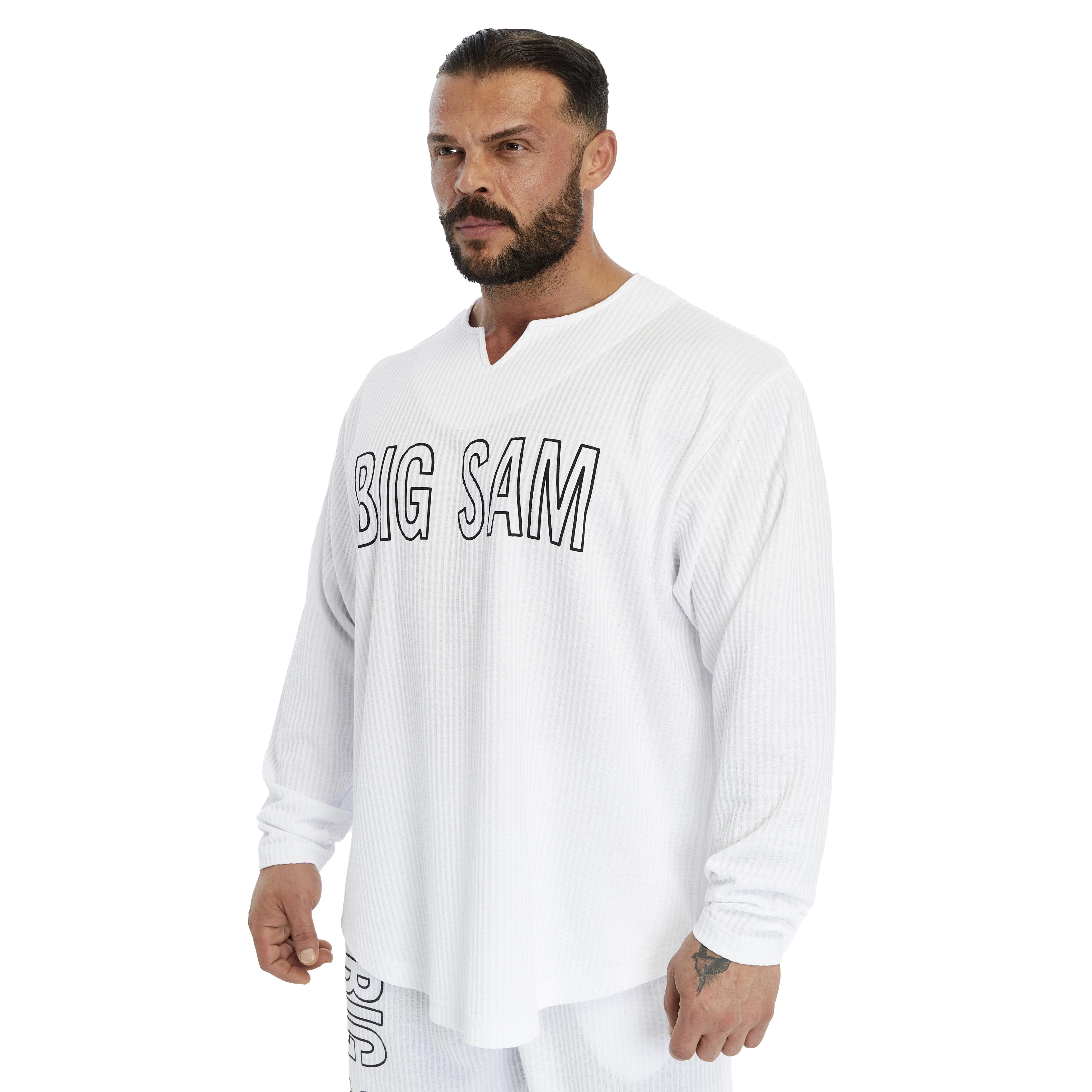 Mens Oversize Sweatshirt Long Sleeve Cotton Rag Top