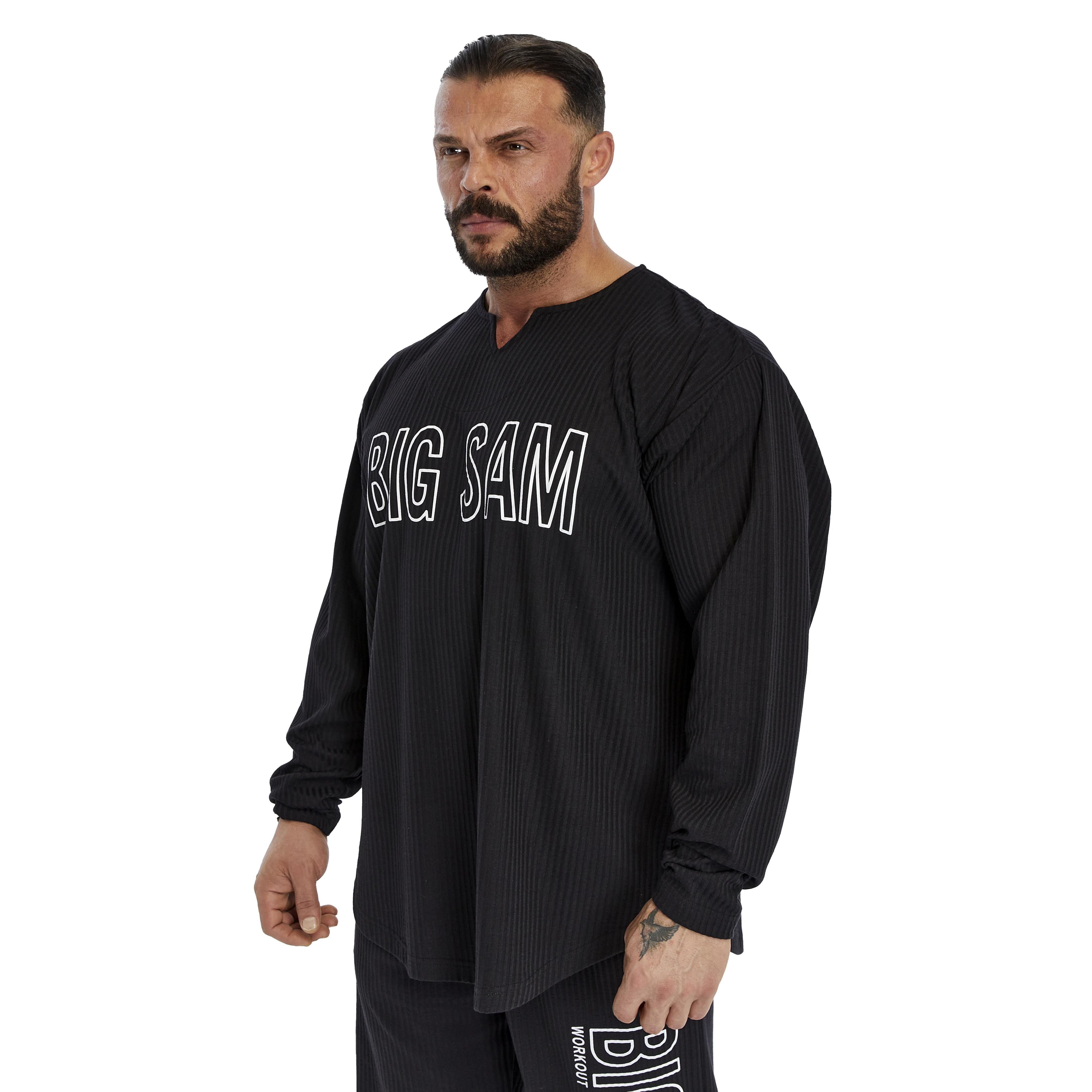 Mens Oversize Sweatshirt Long Sleeve Cotton Rag Top