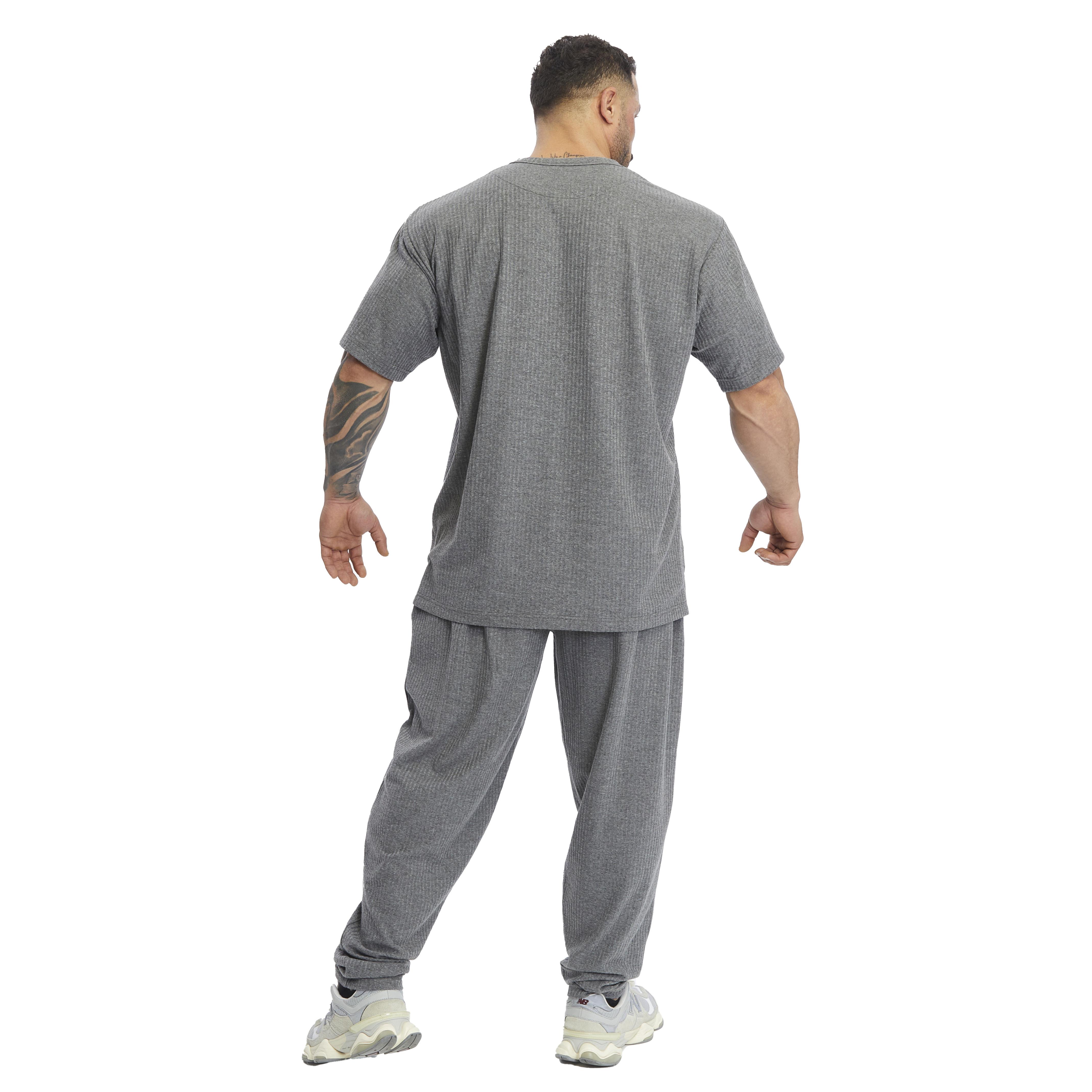 Mens Oversize T-shirt Button Down Rag Top