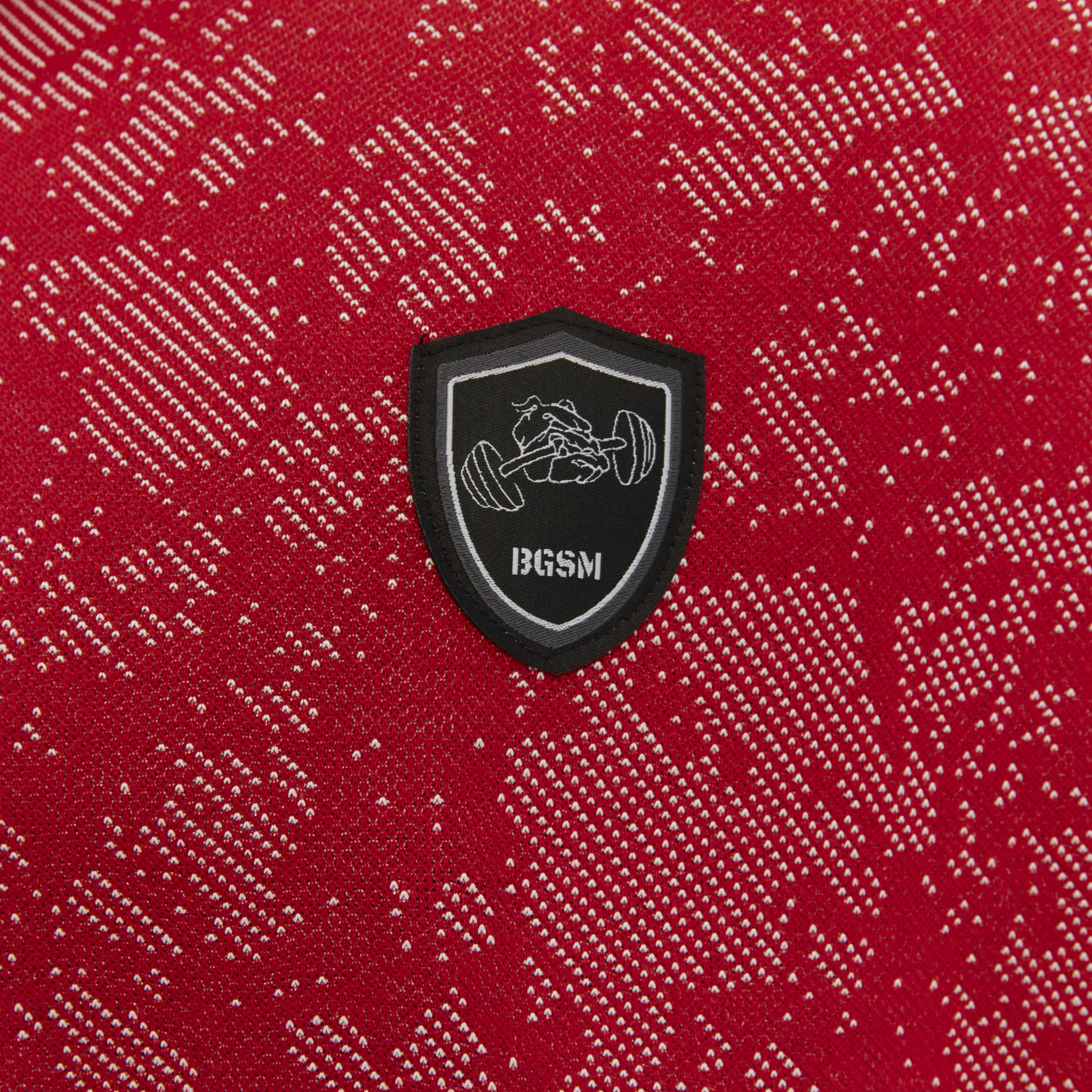 Mens Oversize Technic Camo Polo T-shirt