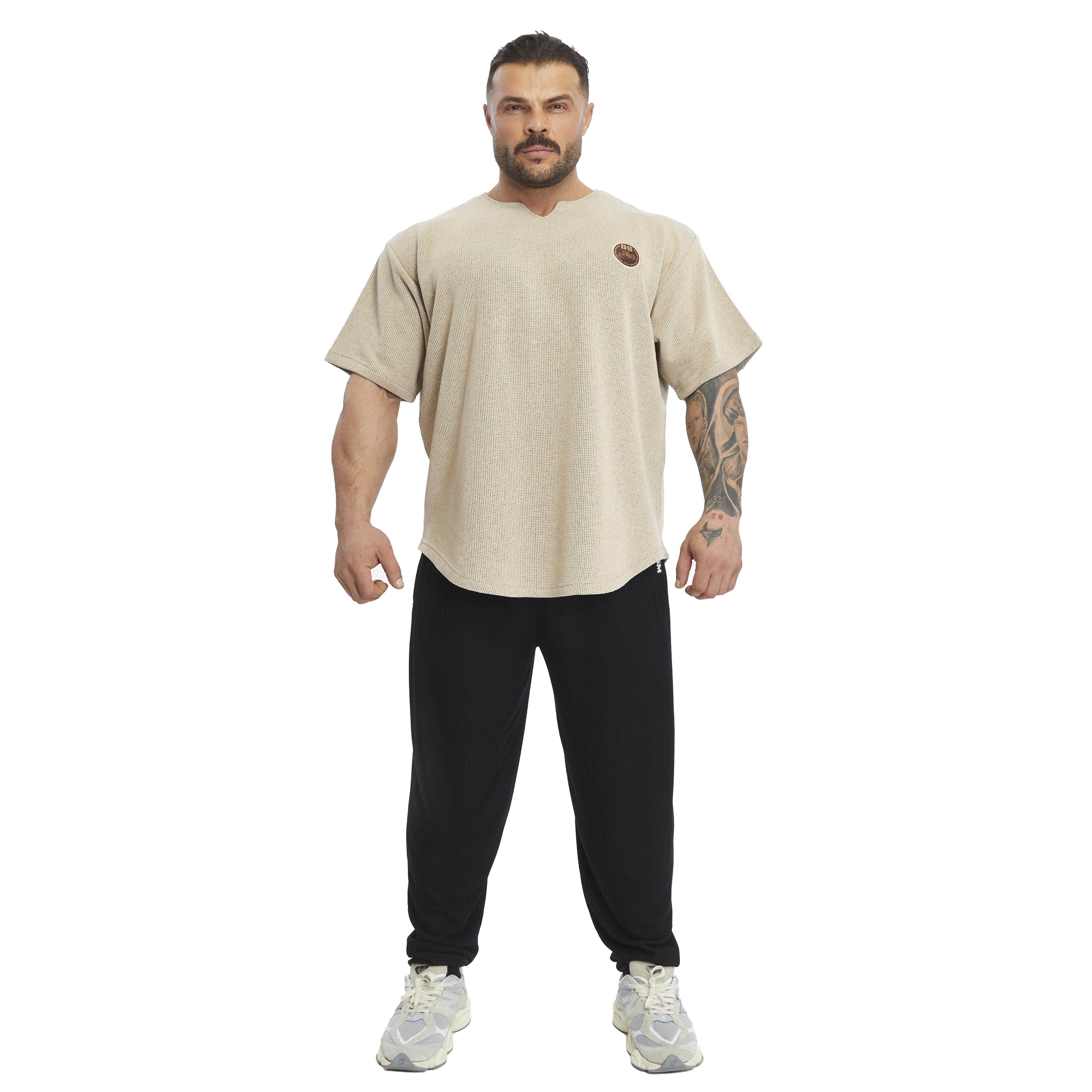 Mens Oversize Textured Fabric Cotton T-shirt