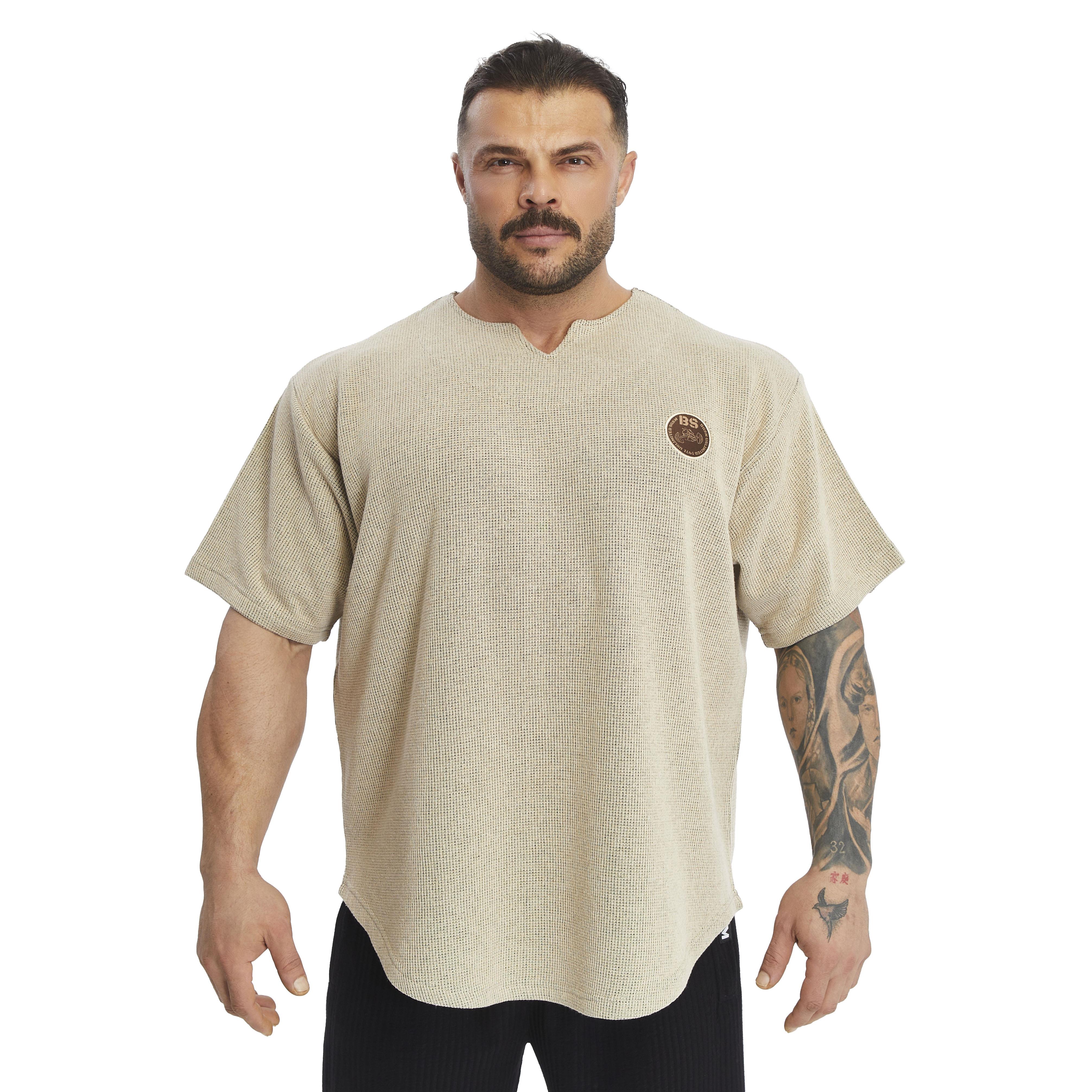 Mens Oversize Textured Fabric Cotton T-shirt