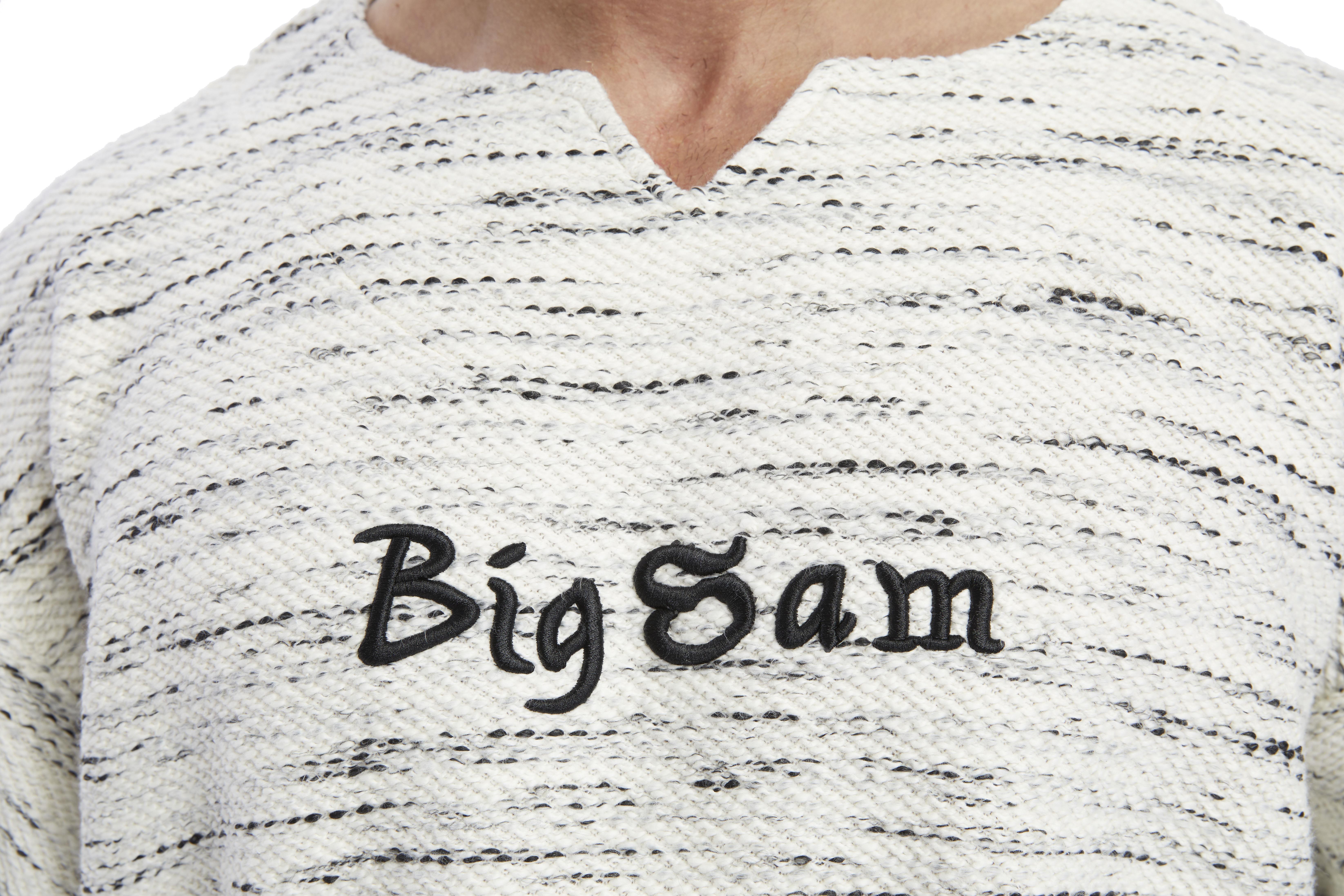 Mens Oversize Thick Textured Fabric Rag Top T-shirt 