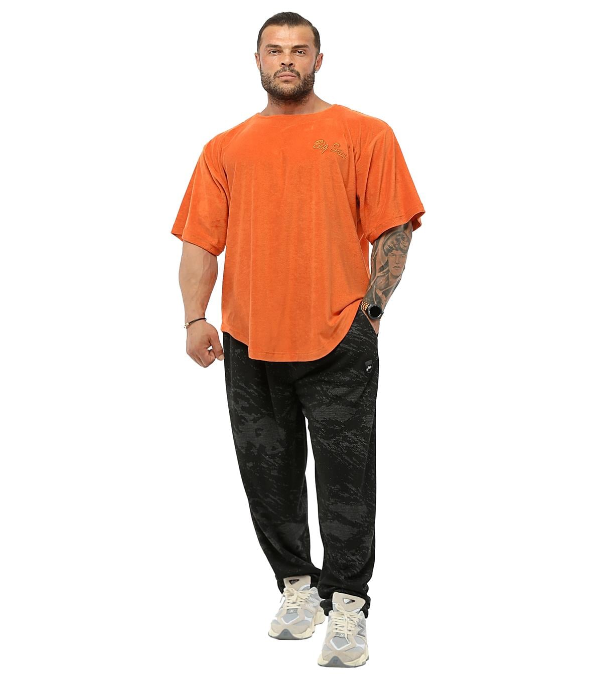 Mens Oversize Towel Rag Top T-shirt