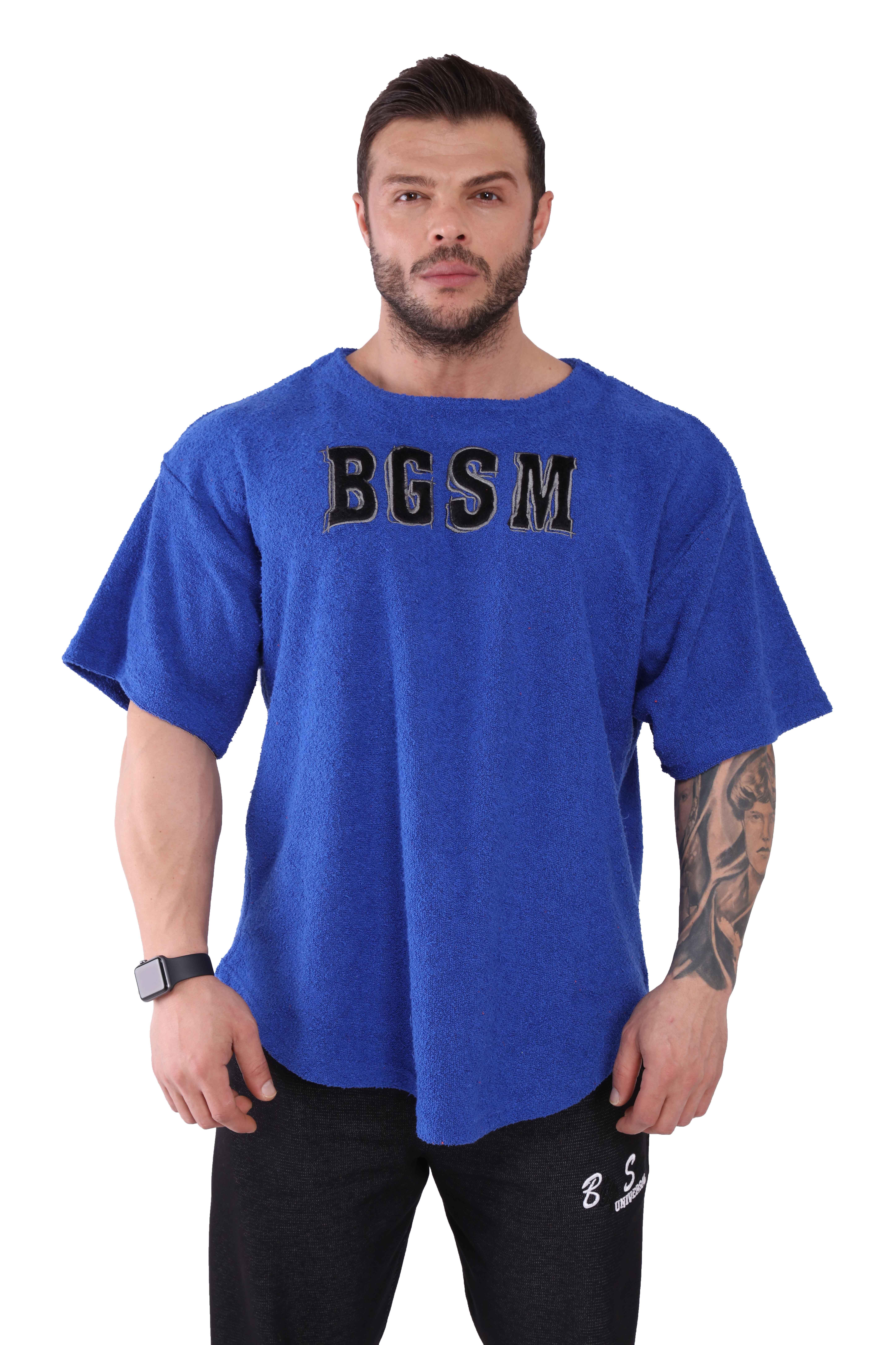 Mens Oversize Towel Textured Rag Top T-shirt