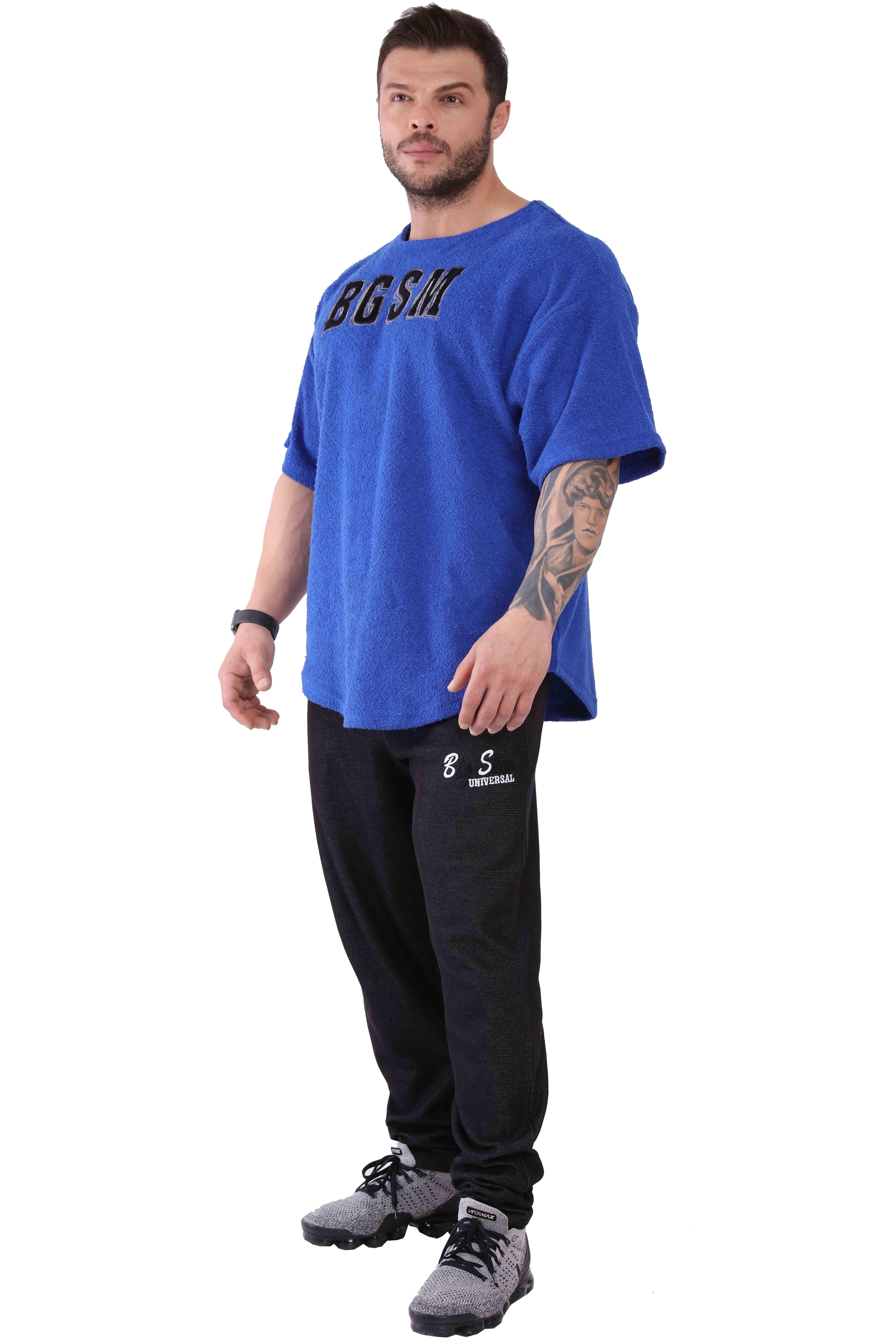 Mens Oversize Towel Textured Rag Top T-shirt