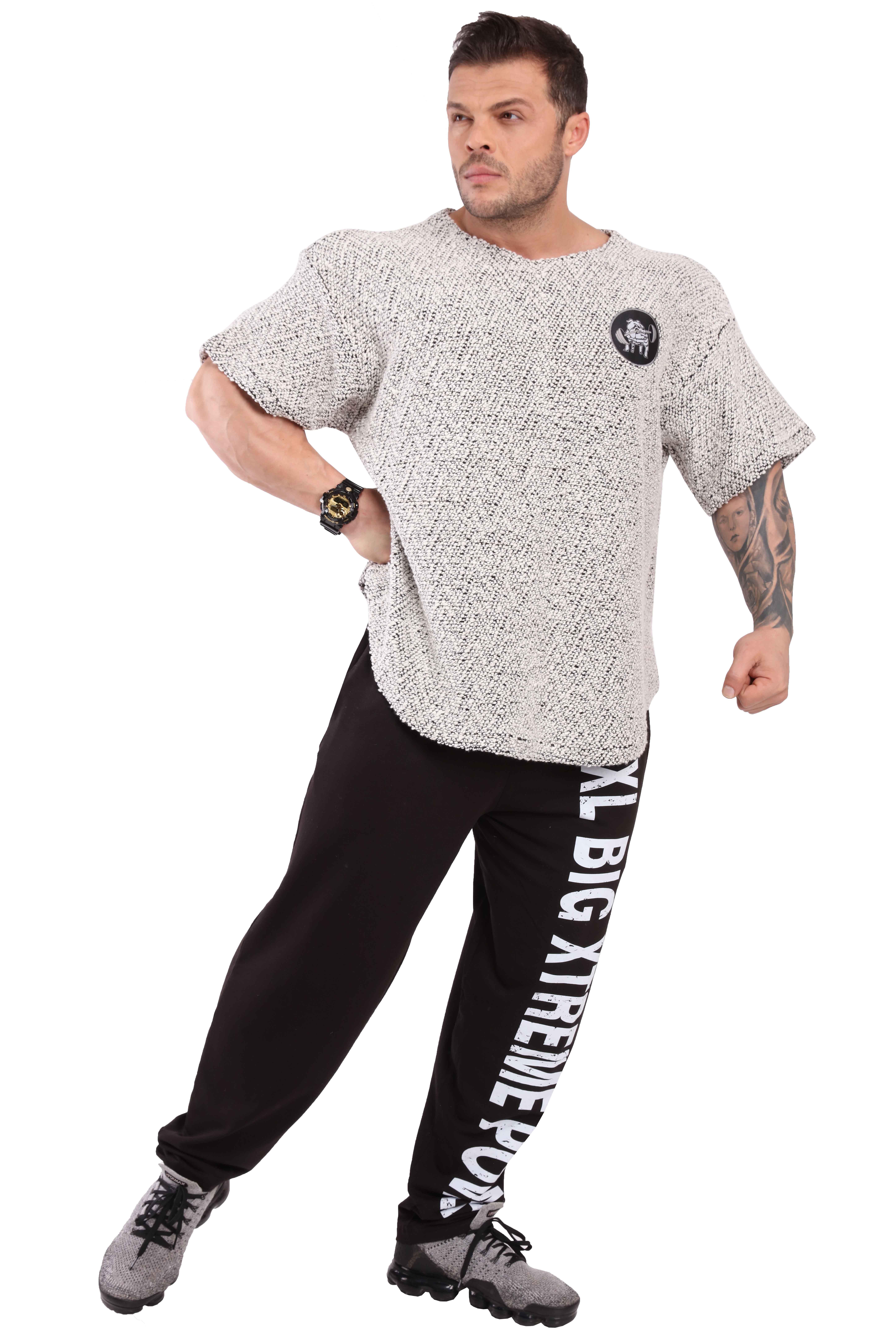 Mens Oversize Towel Textured Rag Top T-shirt