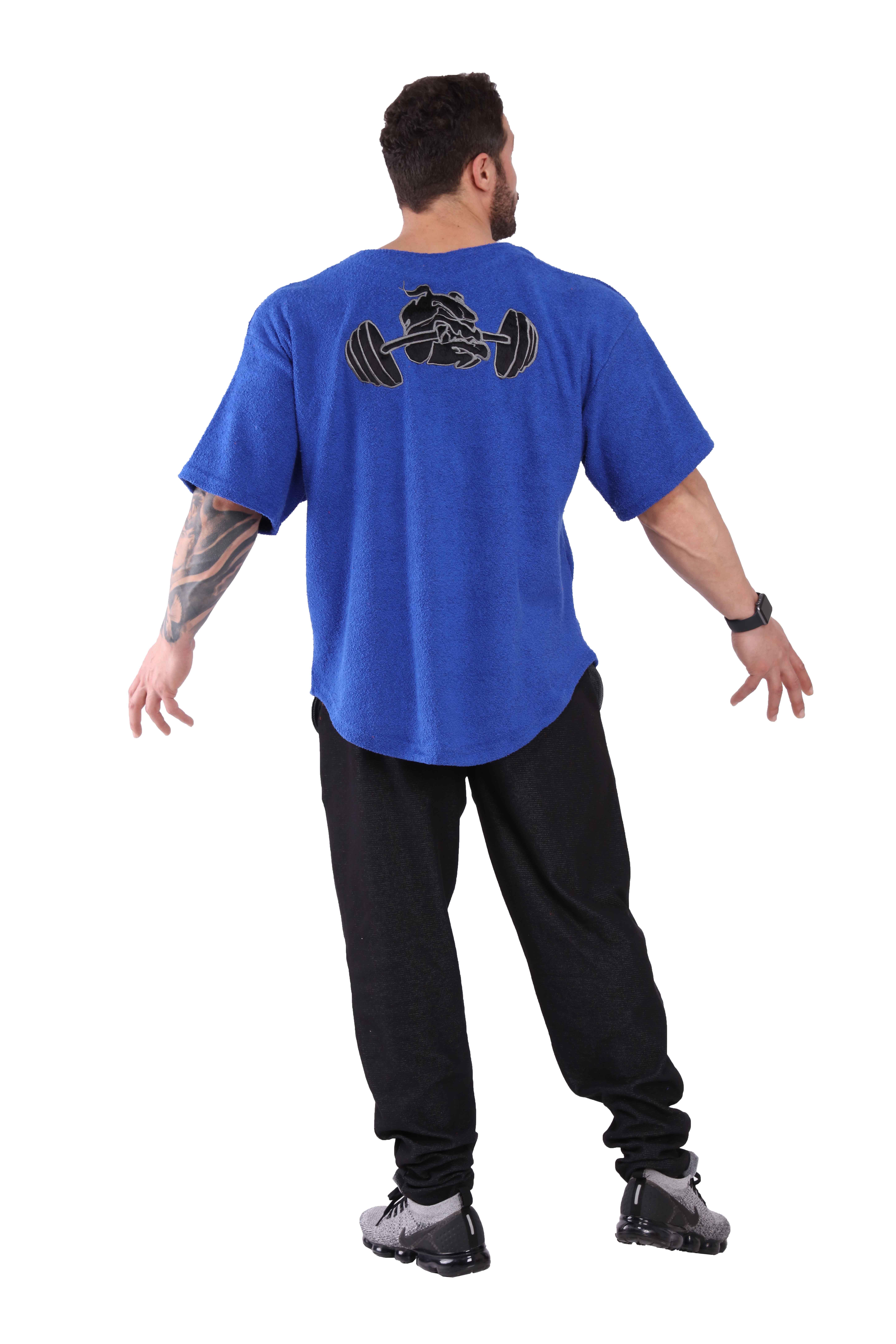 Mens Oversize Towel Textured Rag Top T-shirt