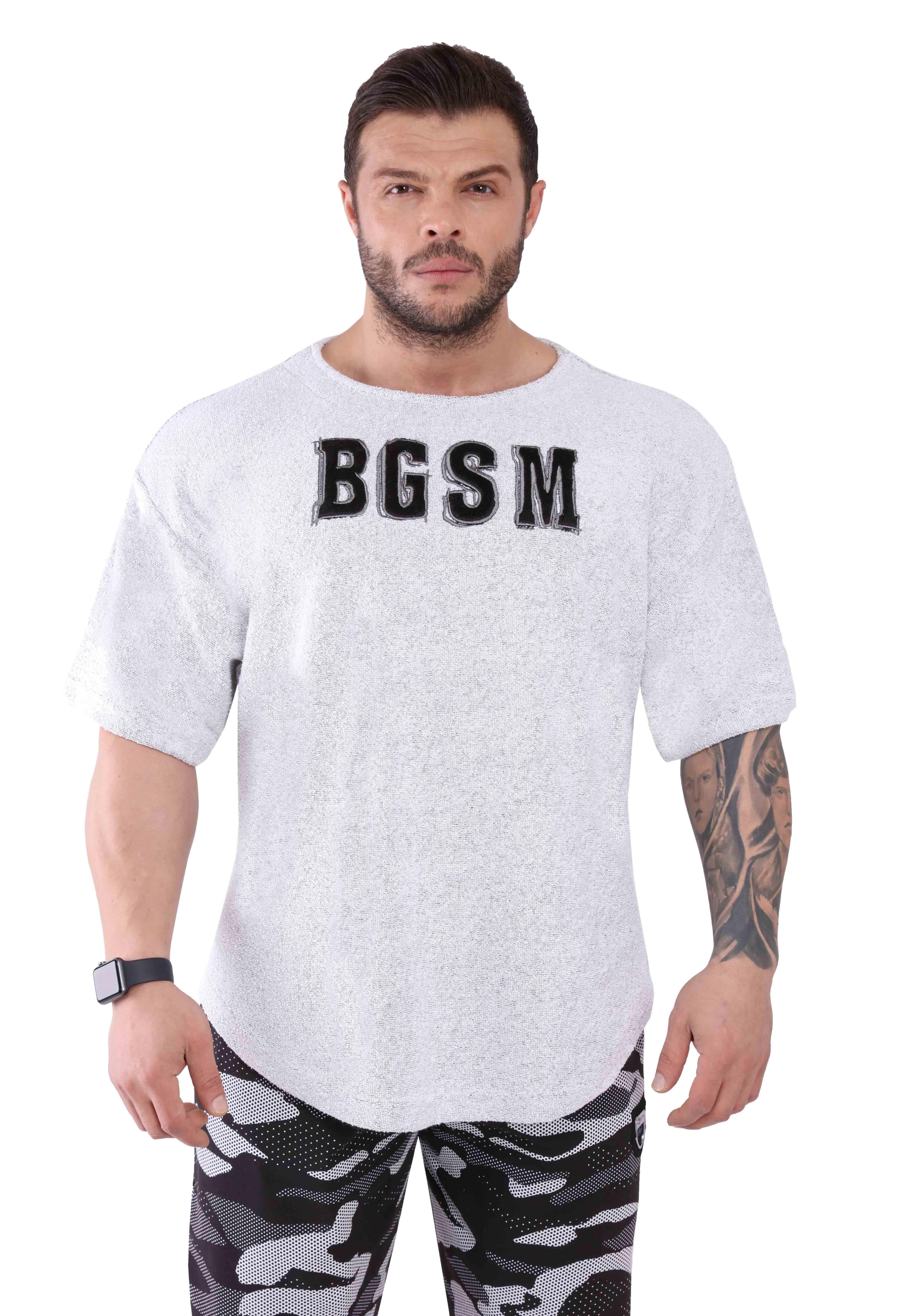 Mens Oversize Towel Textured Rag Top T-shirt
