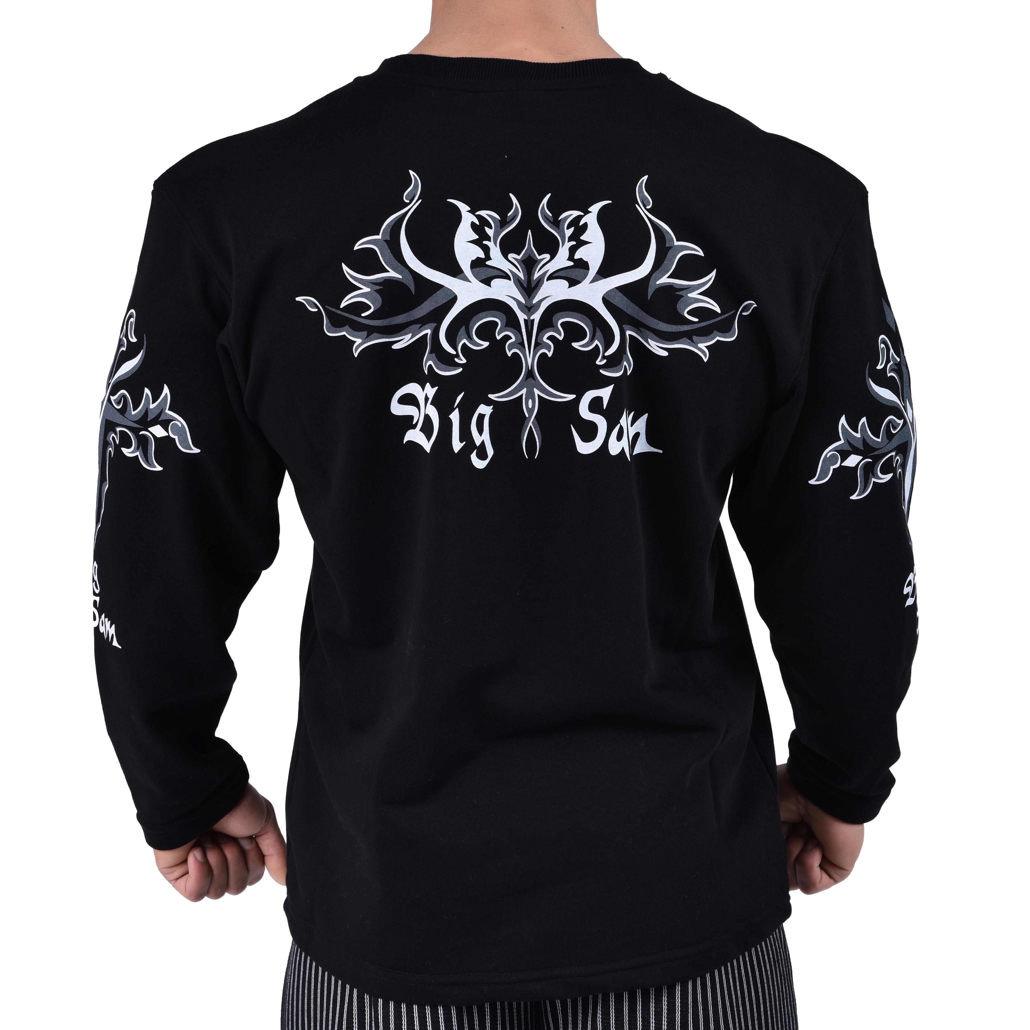 Mens Oversized Patterned Sweatshirt